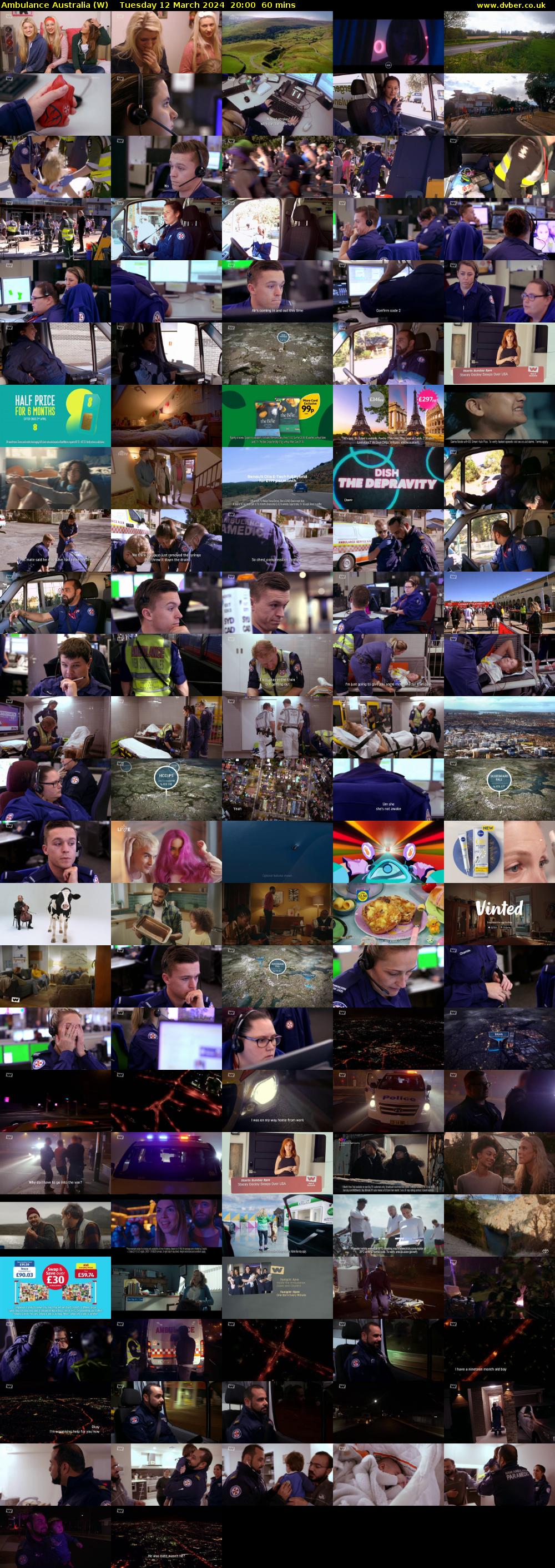 Ambulance Australia (W) Tuesday 12 March 2024 20:00 - 21:00