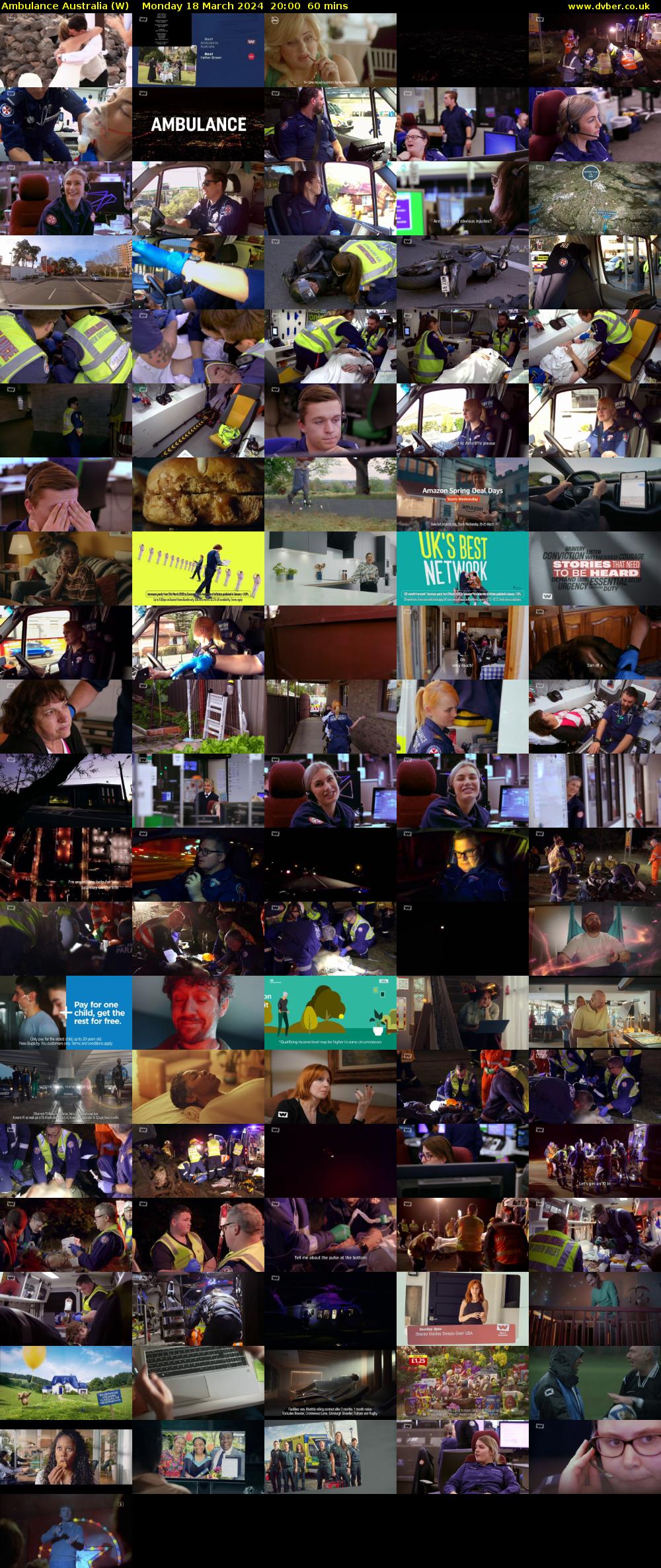 Ambulance Australia (W) Monday 18 March 2024 20:00 - 21:00