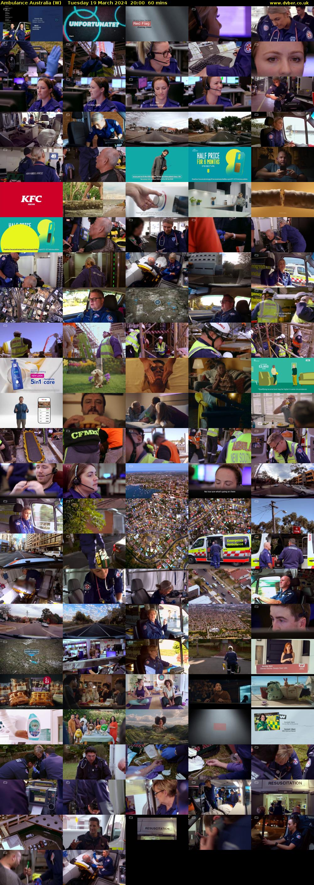 Ambulance Australia (W) Tuesday 19 March 2024 20:00 - 21:00