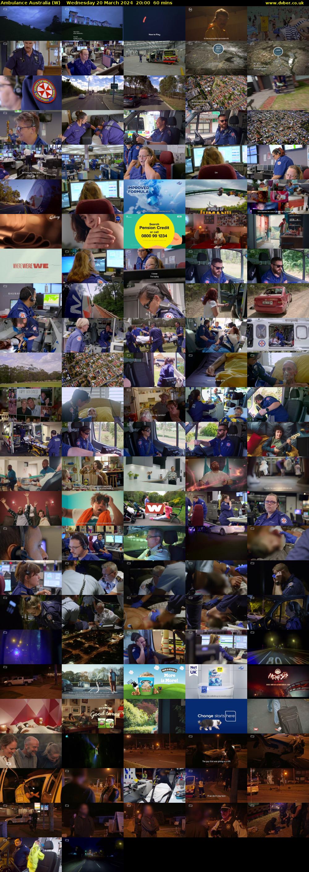 Ambulance Australia (W) Wednesday 20 March 2024 20:00 - 21:00