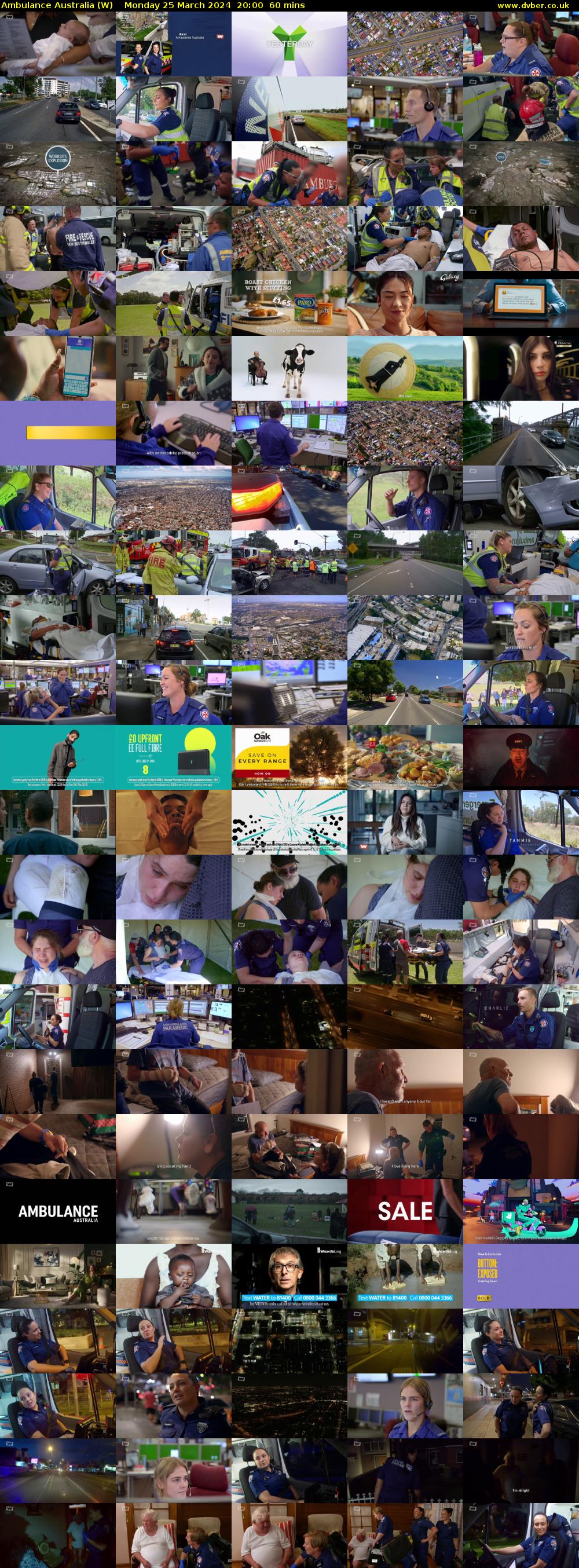 Ambulance Australia (W) Monday 25 March 2024 20:00 - 21:00