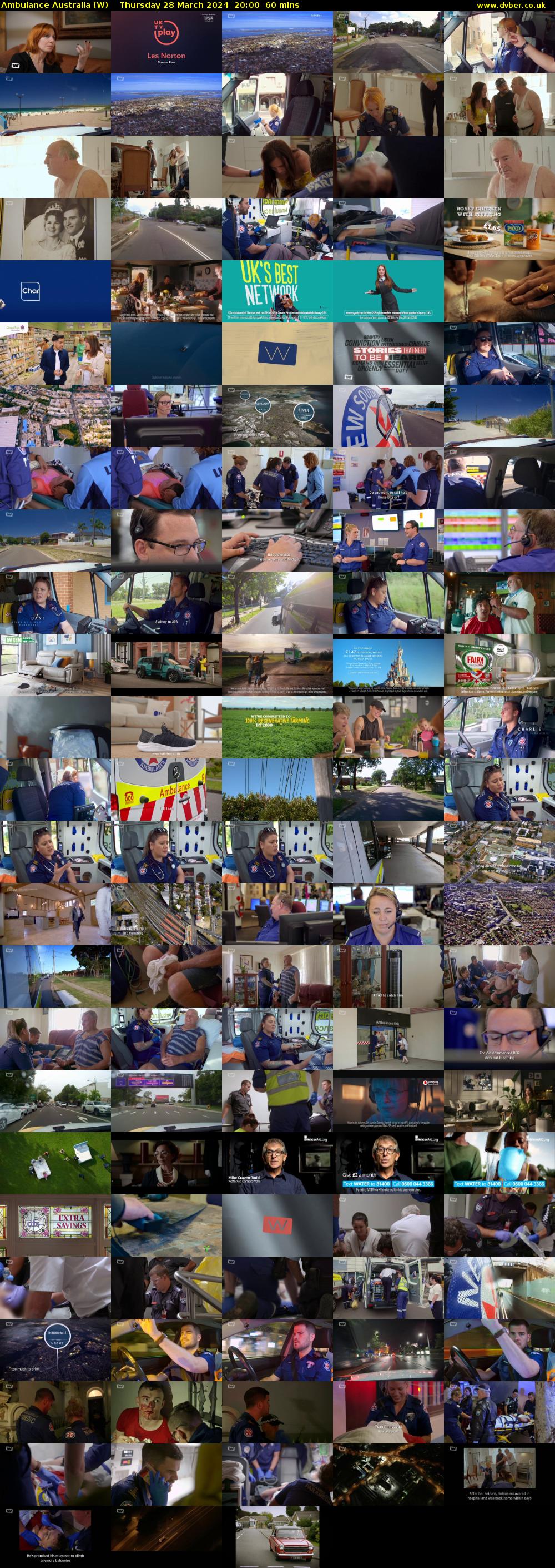 Ambulance Australia (W) Thursday 28 March 2024 20:00 - 21:00