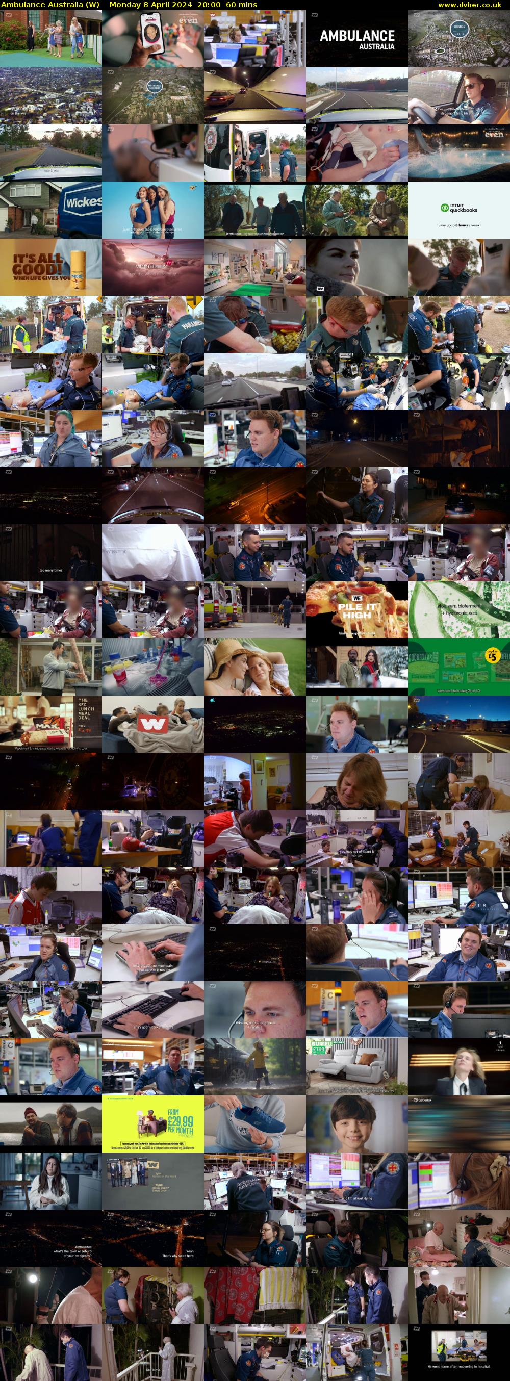 Ambulance Australia (W) Monday 8 April 2024 20:00 - 21:00