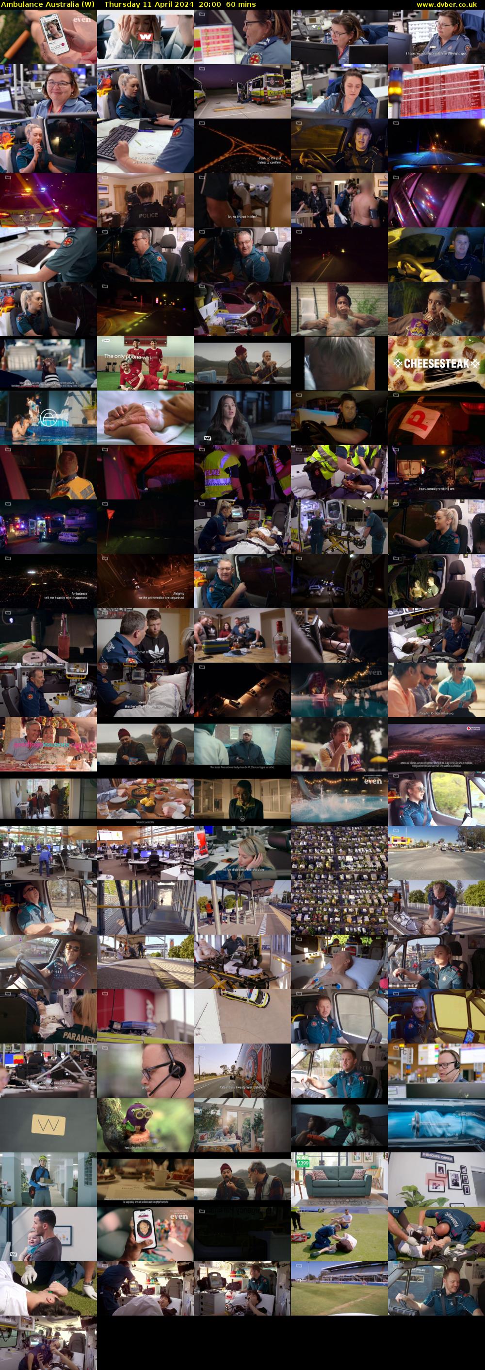Ambulance Australia (W) Thursday 11 April 2024 20:00 - 21:00