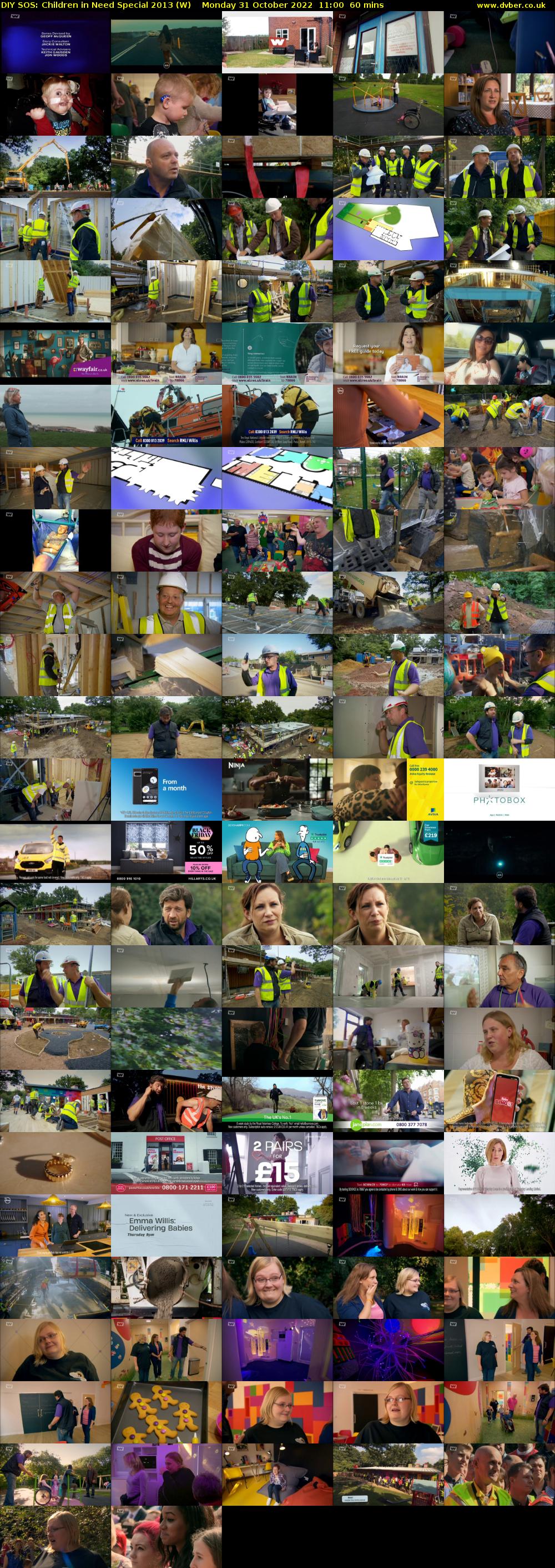 DIY SOS: Children in Need Special 2013 (W) Monday 31 October 2022 11:00 - 12:00