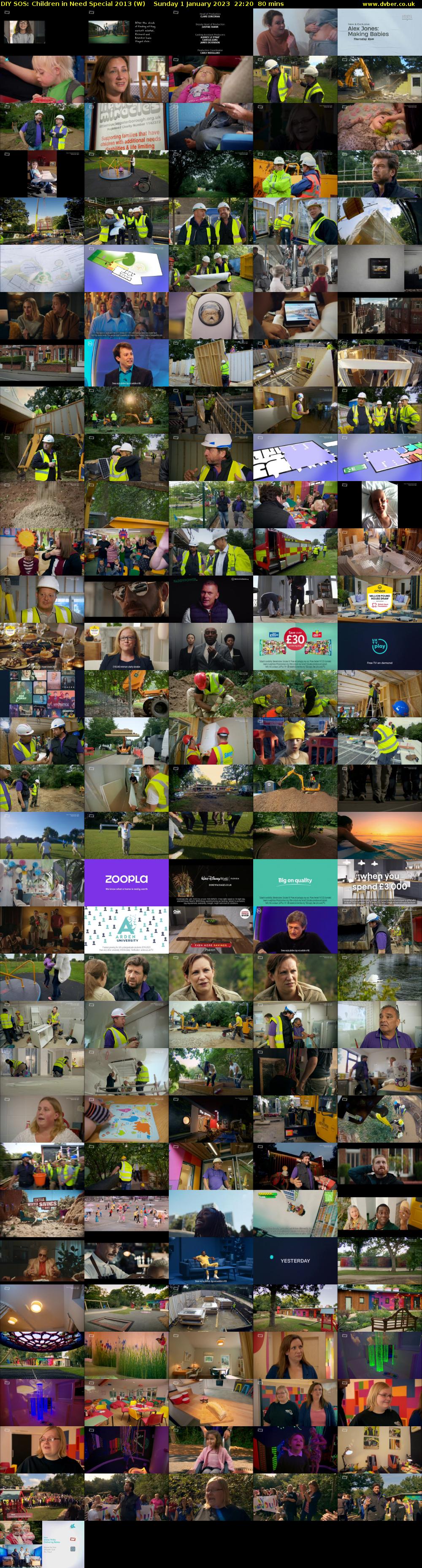 DIY SOS: Children in Need Special 2013 (W) Sunday 1 January 2023 22:20 - 23:40
