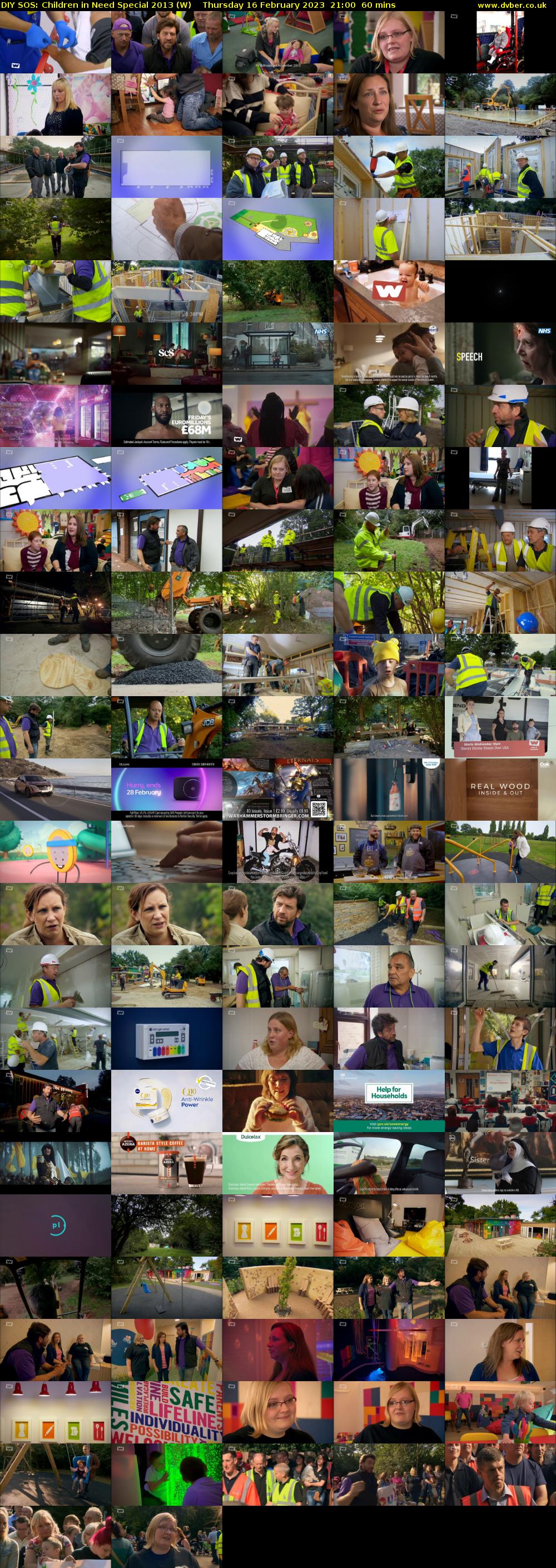 DIY SOS: Children in Need Special 2013 (W) Thursday 16 February 2023 21:00 - 22:00