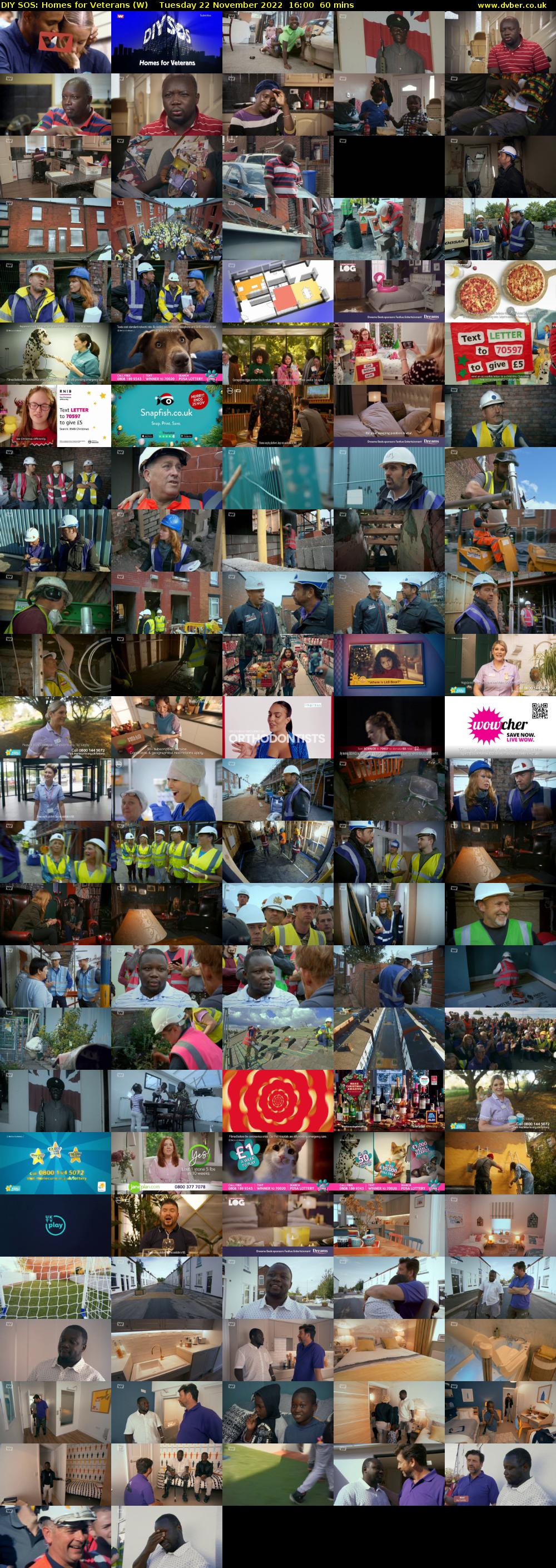 DIY SOS: Homes for Veterans (W) Tuesday 22 November 2022 16:00 - 17:00