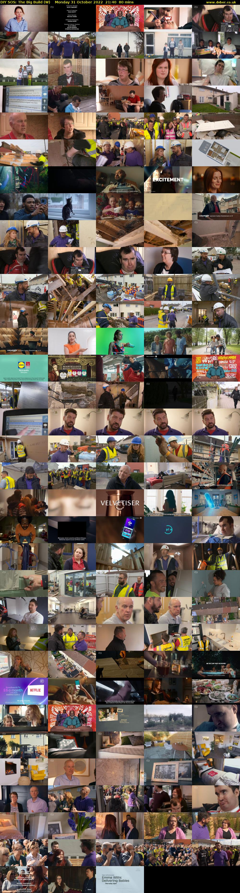 DIY SOS: The Big Build (W) Monday 31 October 2022 21:40 - 23:00