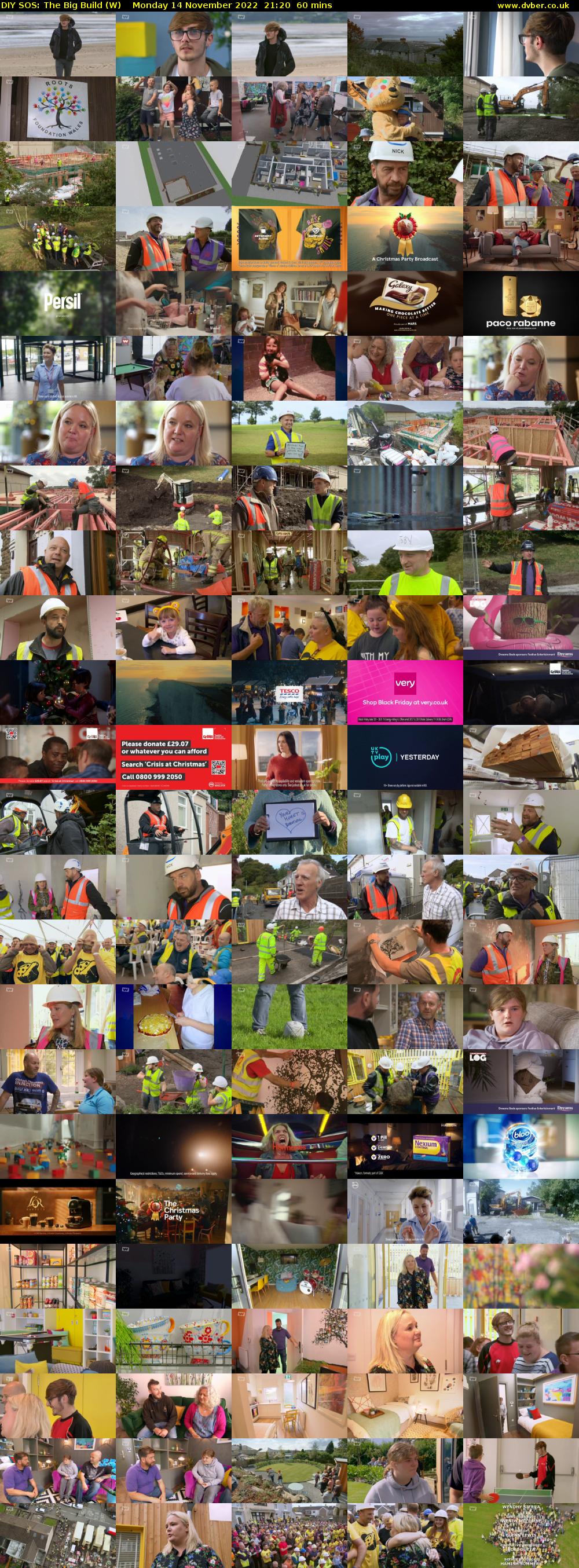 DIY SOS: The Big Build (W) Monday 14 November 2022 21:20 - 22:20