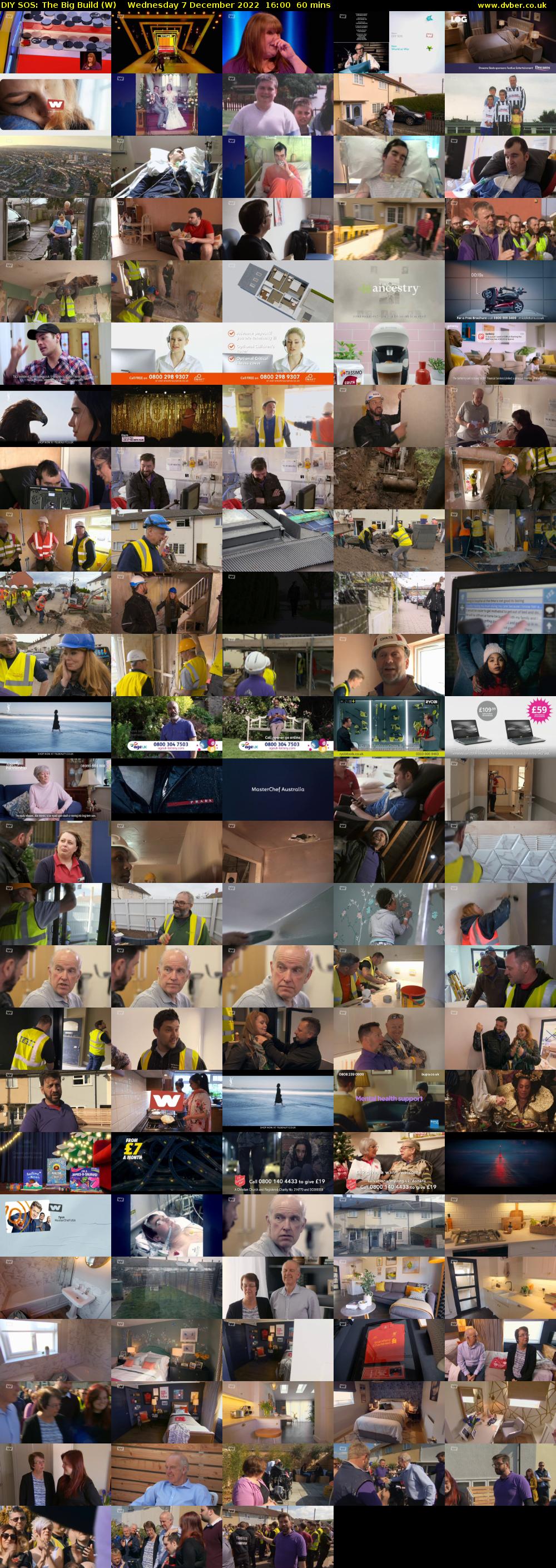 DIY SOS: The Big Build (W) Wednesday 7 December 2022 16:00 - 17:00