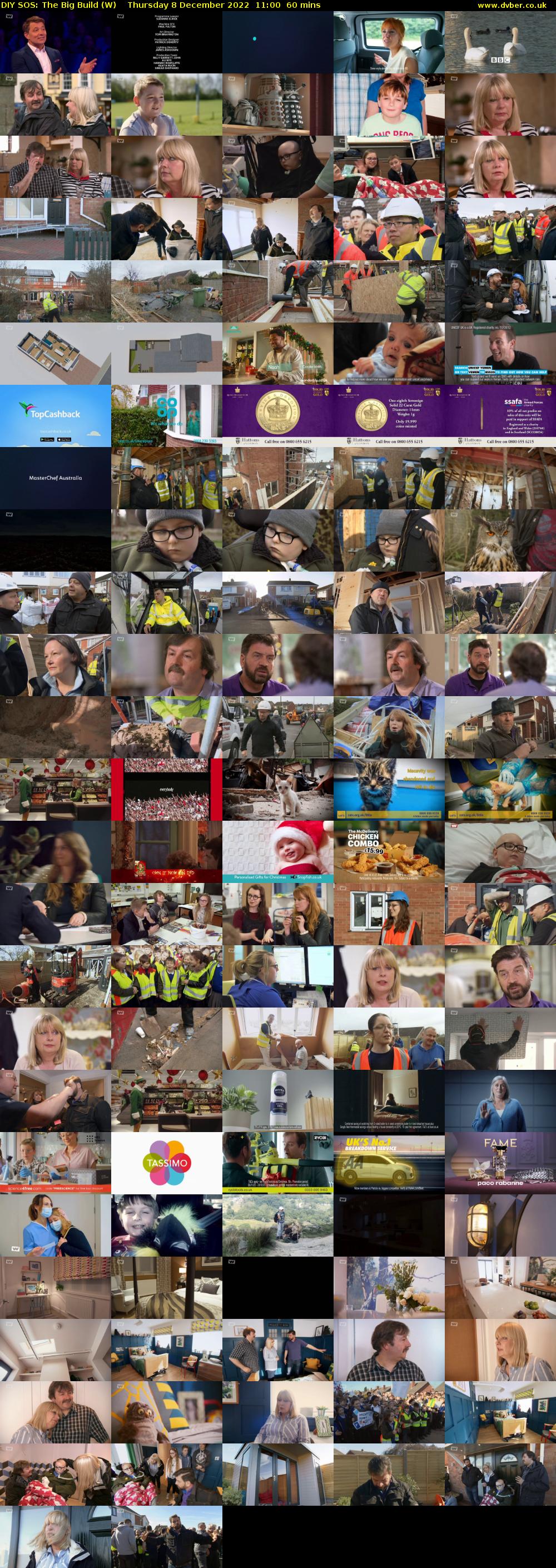 DIY SOS: The Big Build (W) Thursday 8 December 2022 11:00 - 12:00