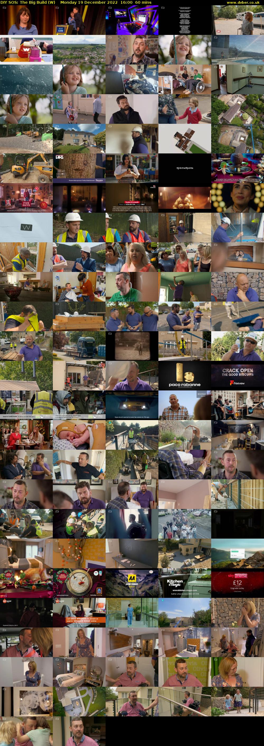 DIY SOS: The Big Build (W) Monday 19 December 2022 16:00 - 17:00