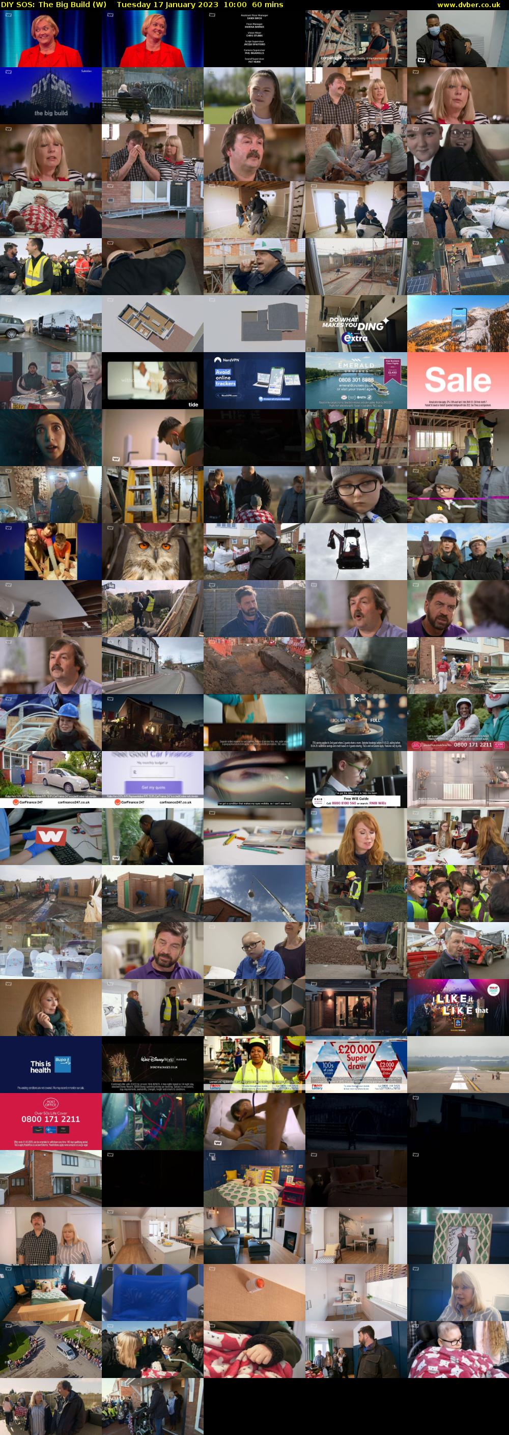 DIY SOS: The Big Build (W) Tuesday 17 January 2023 10:00 - 11:00