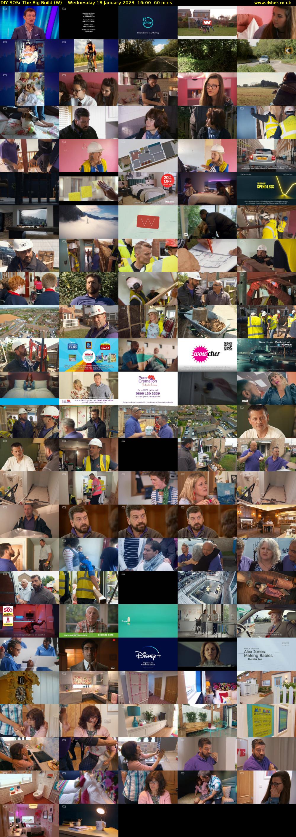 DIY SOS: The Big Build (W) Wednesday 18 January 2023 16:00 - 17:00