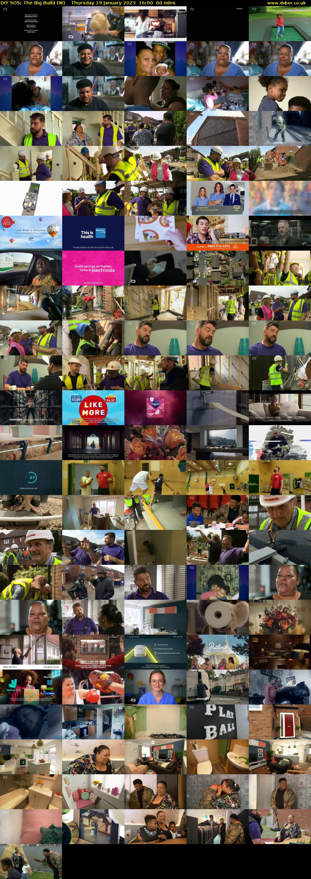 DIY SOS: The Big Build (W) Thursday 19 January 2023 16:00 - 17:00