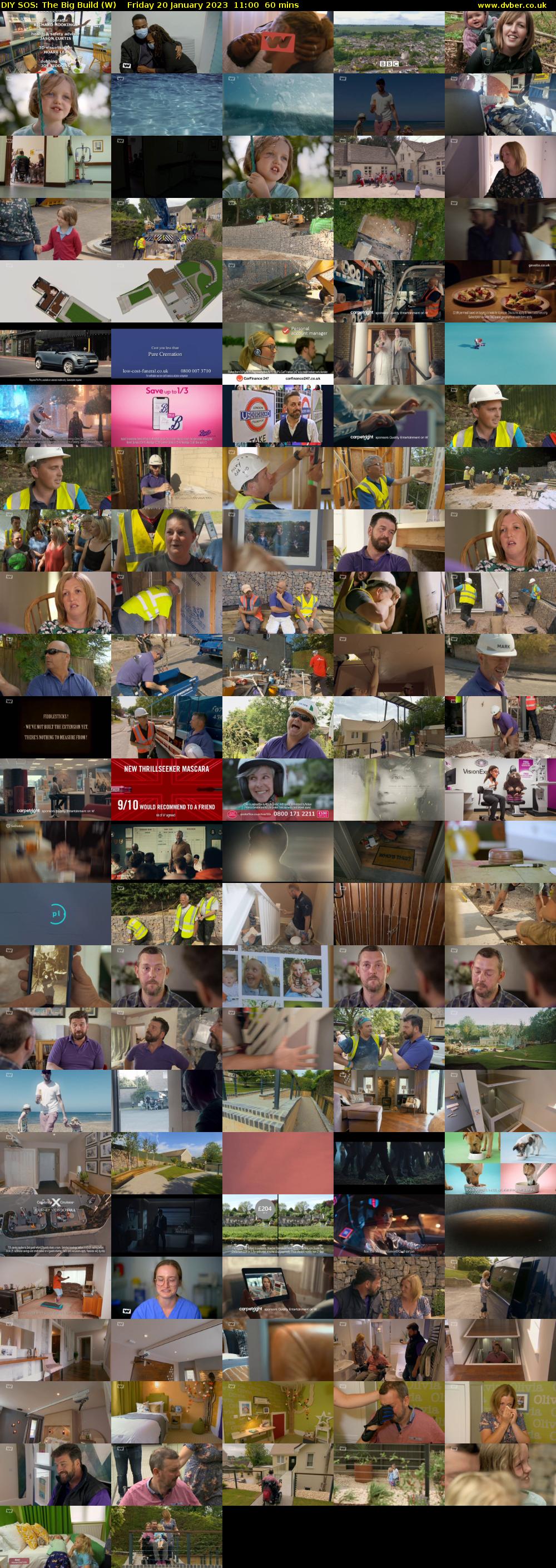 DIY SOS: The Big Build (W) Friday 20 January 2023 11:00 - 12:00