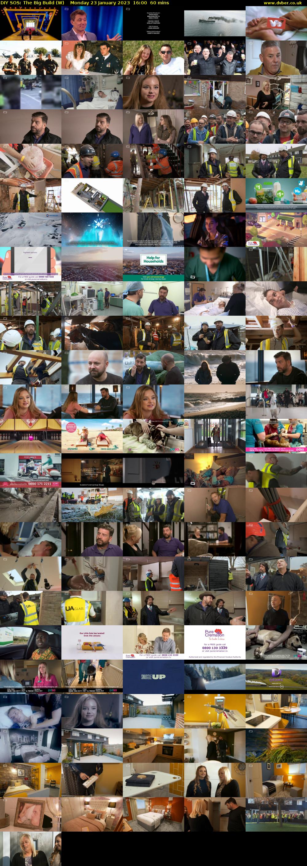 DIY SOS: The Big Build (W) Monday 23 January 2023 16:00 - 17:00