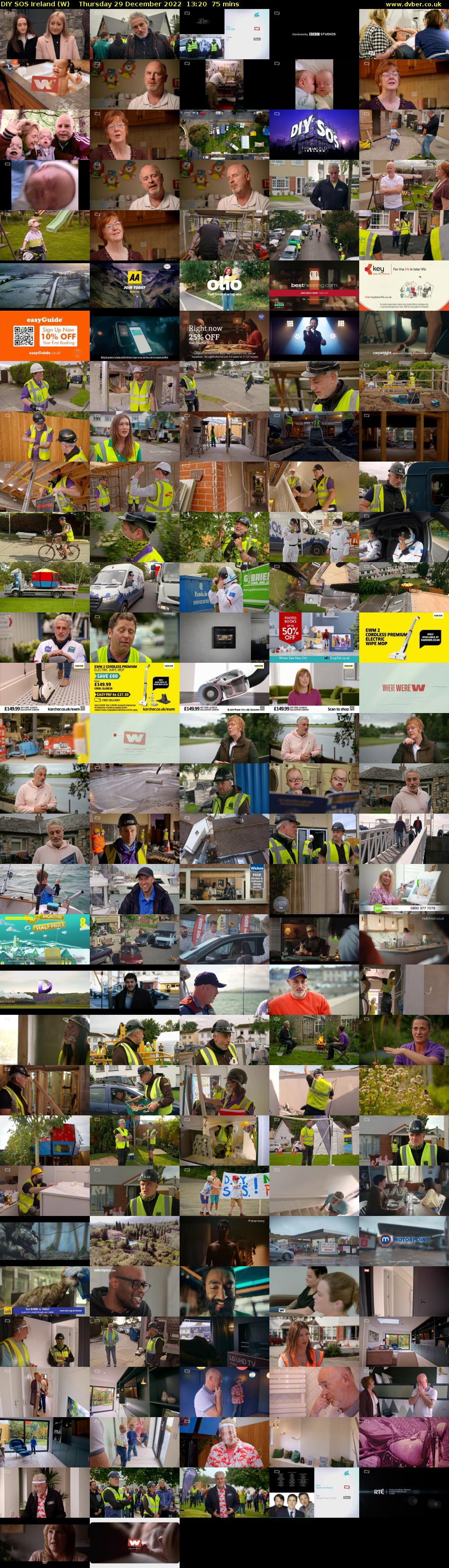 DIY SOS Ireland (W) Thursday 29 December 2022 13:20 - 14:35