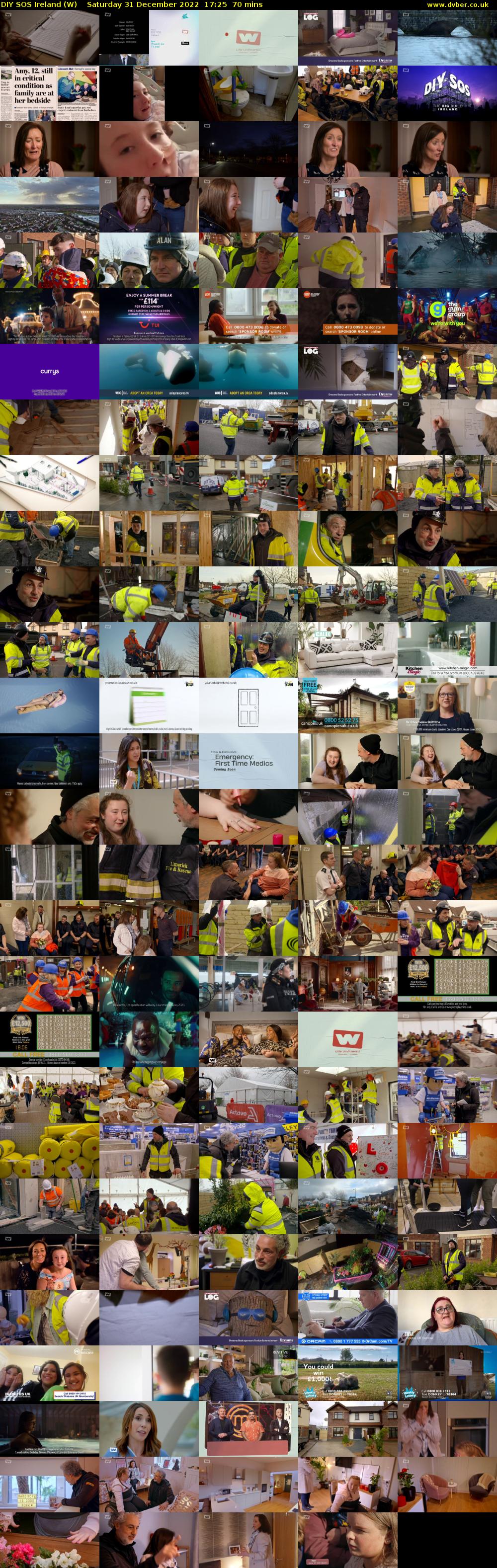 DIY SOS Ireland (W) Saturday 31 December 2022 17:25 - 18:35