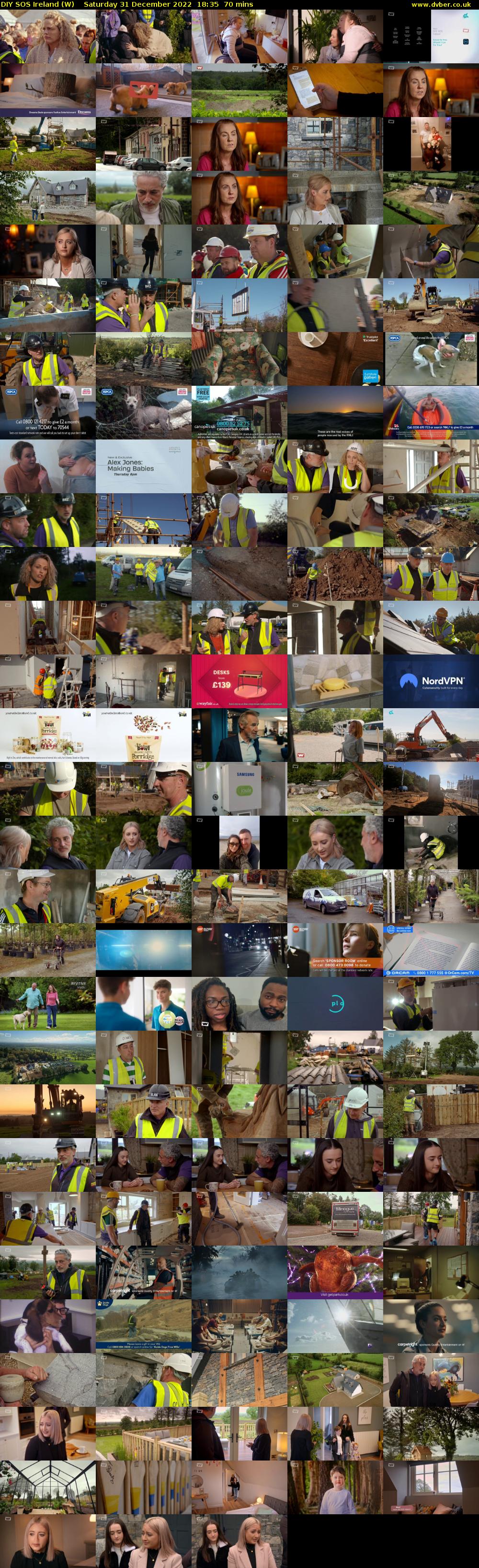DIY SOS Ireland (W) Saturday 31 December 2022 18:35 - 19:45