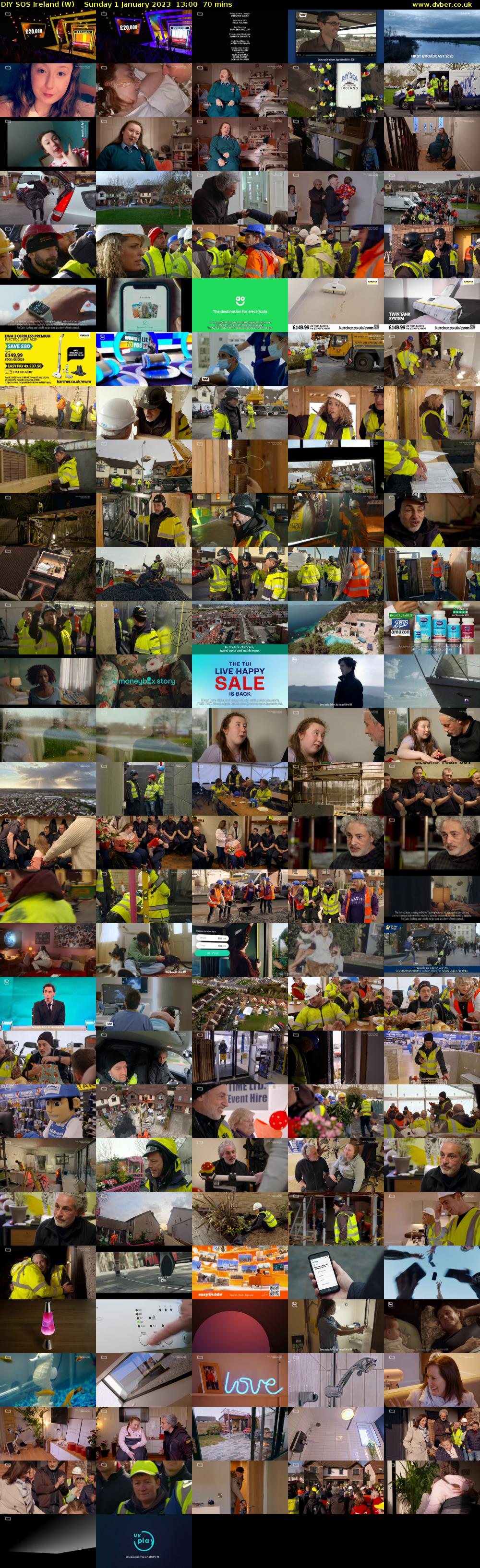 DIY SOS Ireland (W) Sunday 1 January 2023 13:00 - 14:10