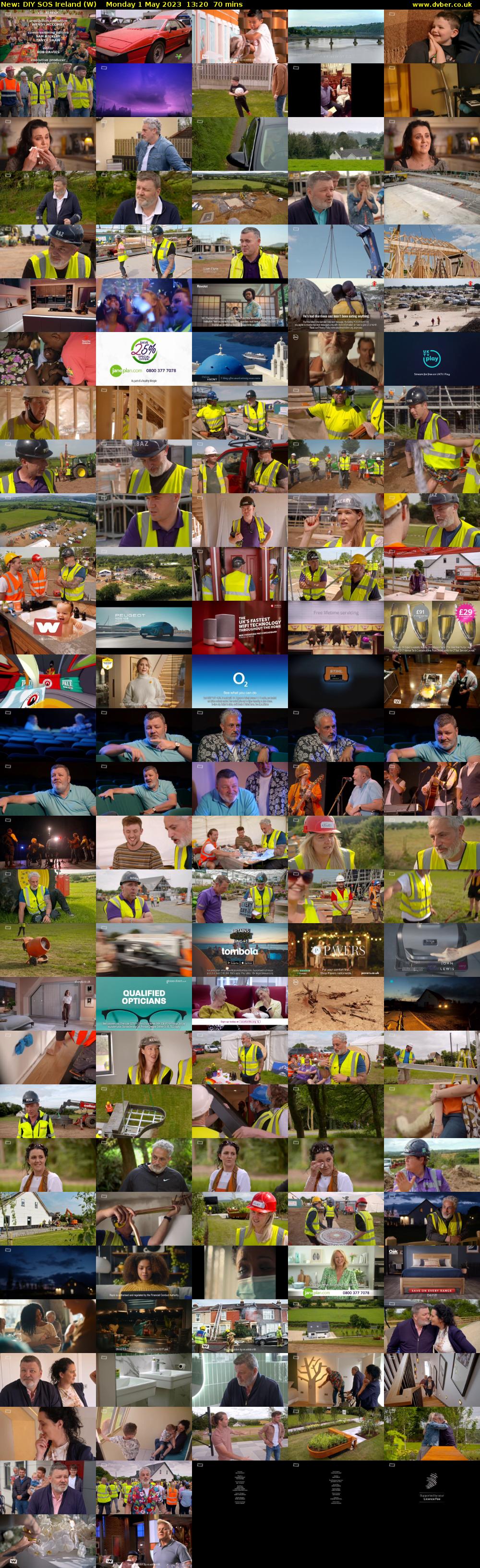DIY SOS Ireland (W) Monday 1 May 2023 13:20 - 14:30