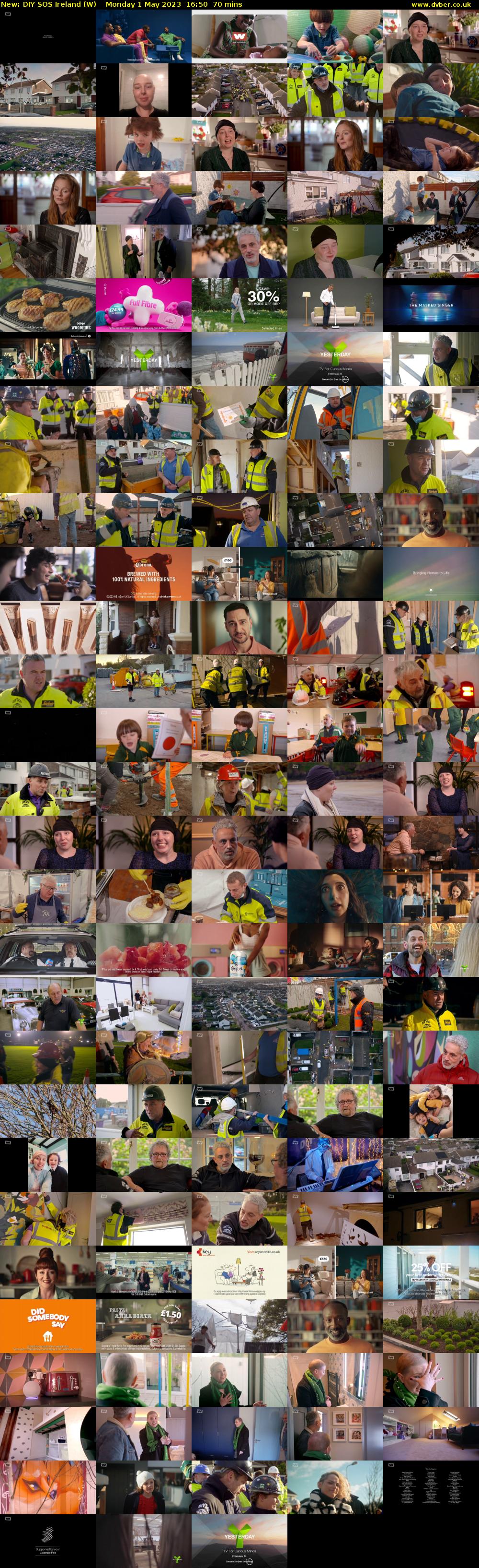DIY SOS Ireland (W) Monday 1 May 2023 16:50 - 18:00