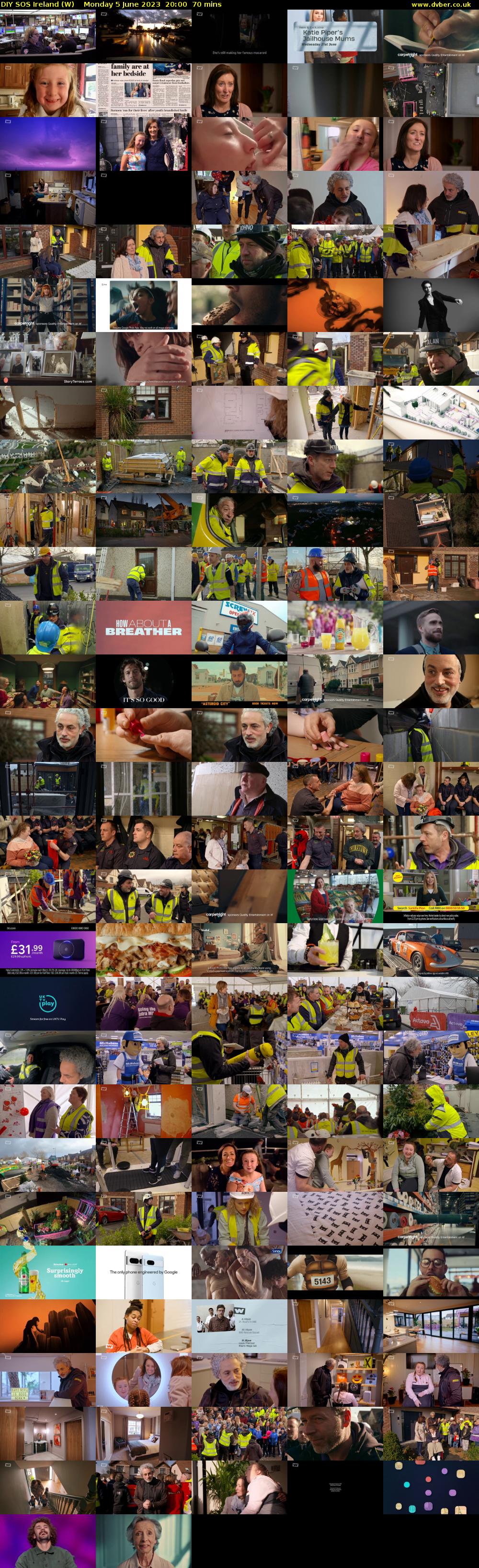DIY SOS Ireland (W) Monday 5 June 2023 20:00 - 21:10