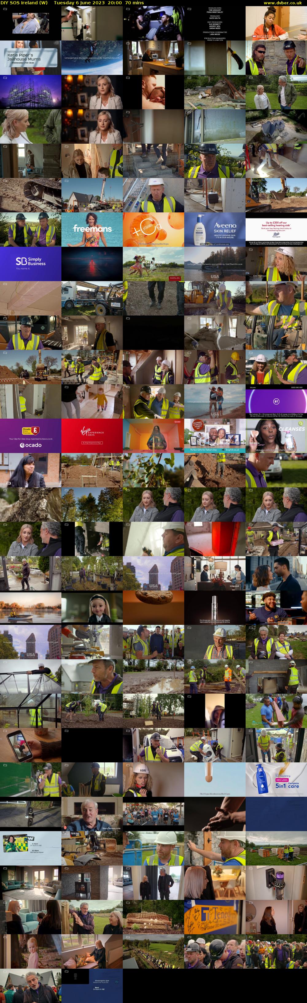 DIY SOS Ireland (W) Tuesday 6 June 2023 20:00 - 21:10