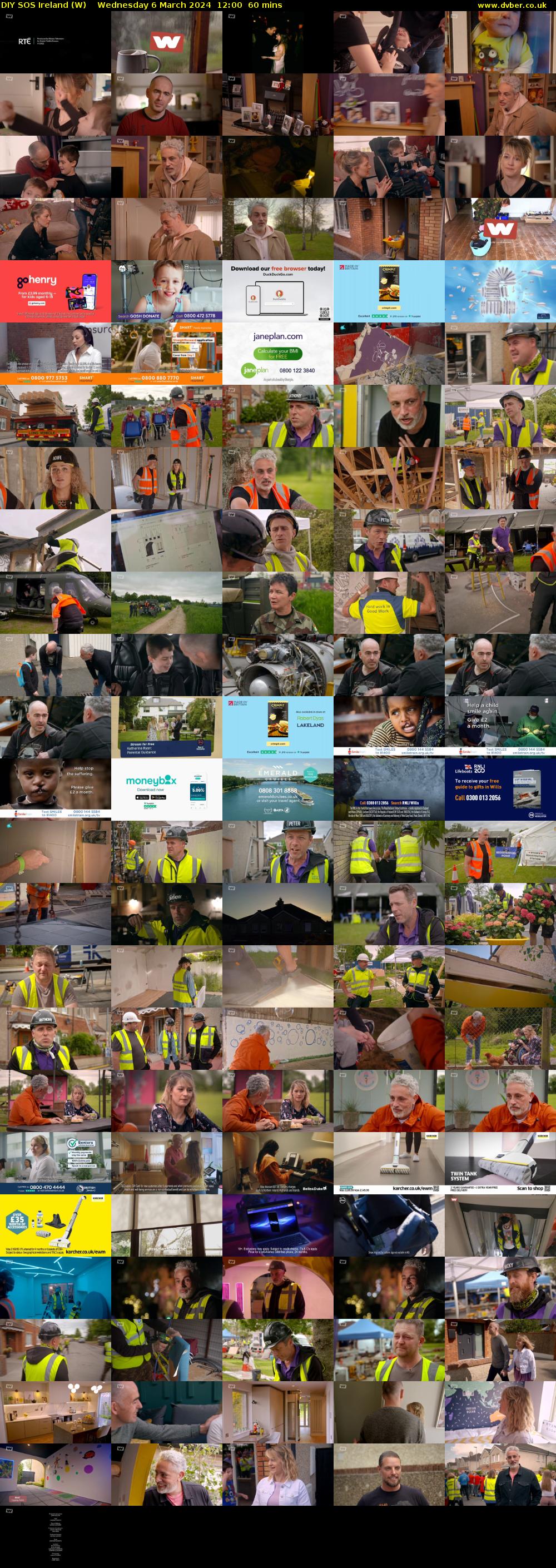 DIY SOS Ireland (W) Wednesday 6 March 2024 12:00 - 13:00