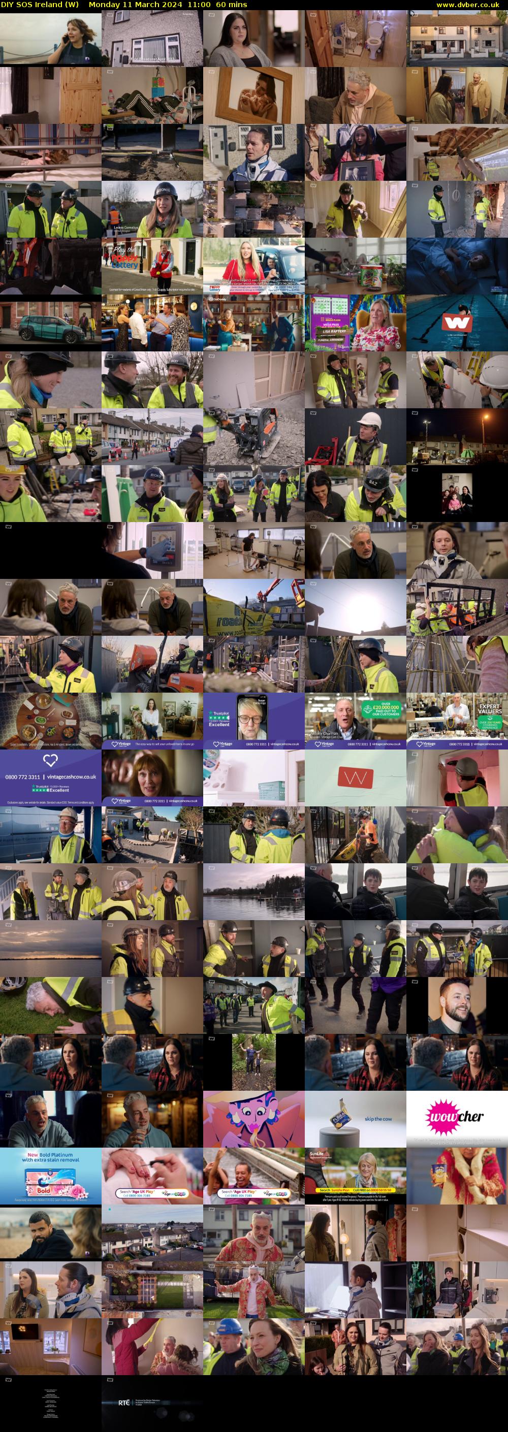 DIY SOS Ireland (W) Monday 11 March 2024 11:00 - 12:00