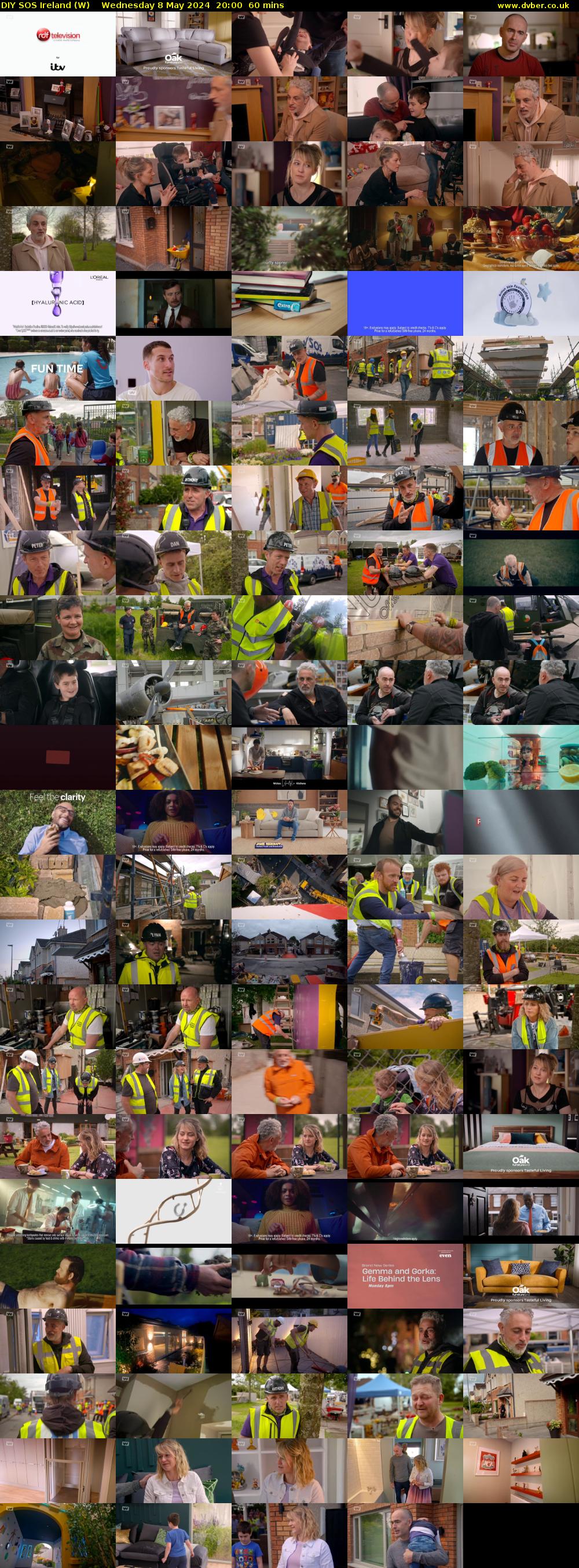 DIY SOS Ireland (W) Wednesday 8 May 2024 20:00 - 21:00