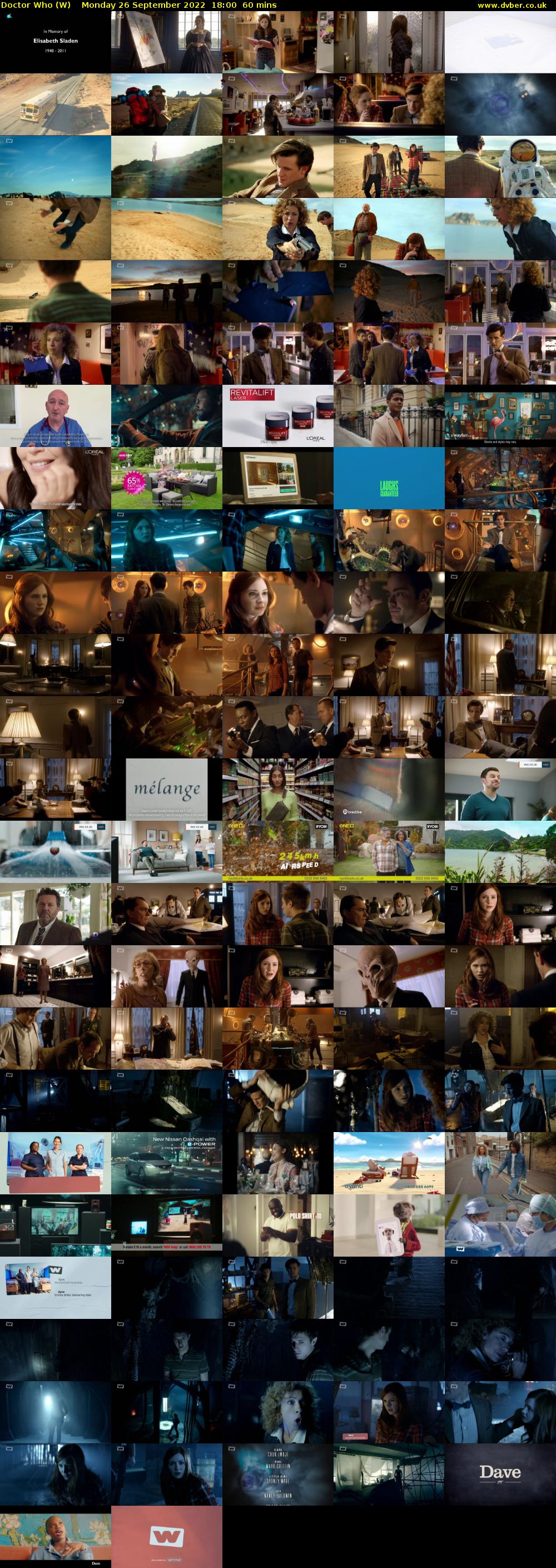 Doctor Who (W) Monday 26 September 2022 18:00 - 19:00