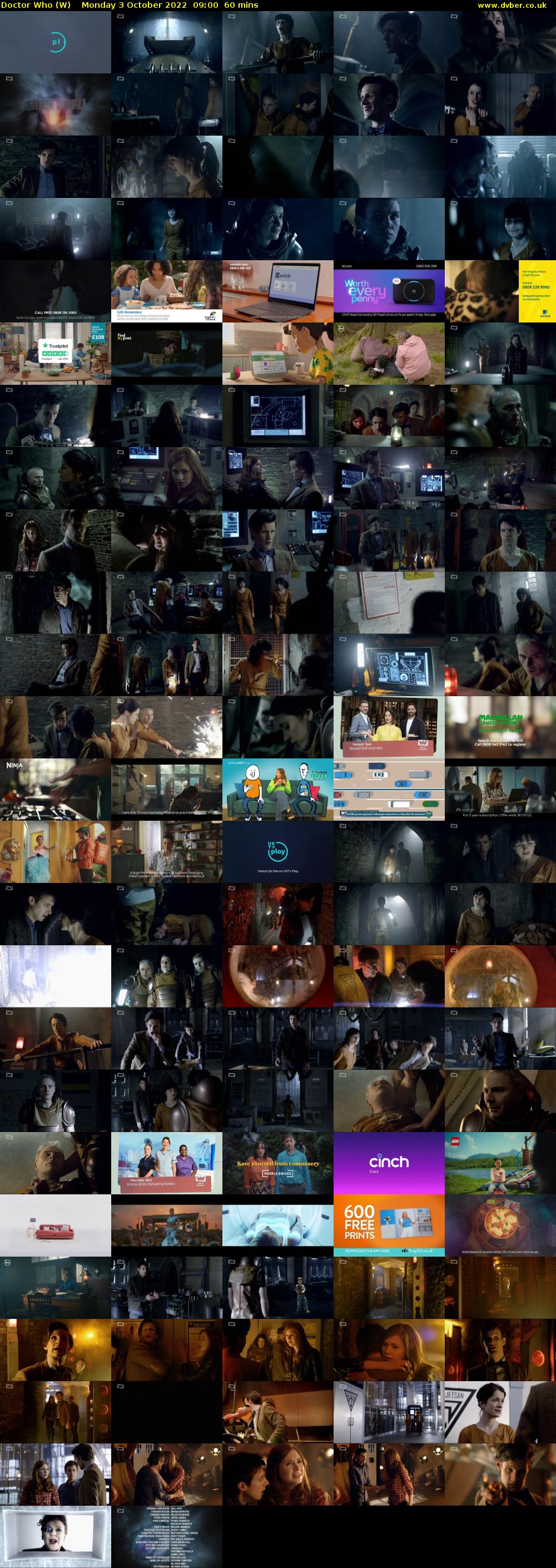 Doctor Who (W) Monday 3 October 2022 09:00 - 10:00