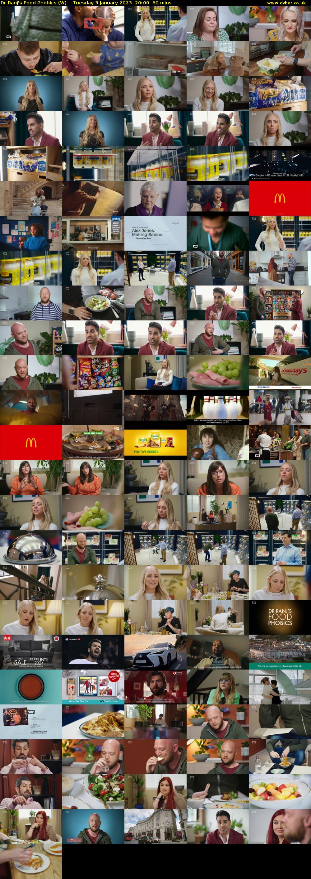 Dr Ranj's Food Phobics (W) Tuesday 3 January 2023 20:00 - 21:00