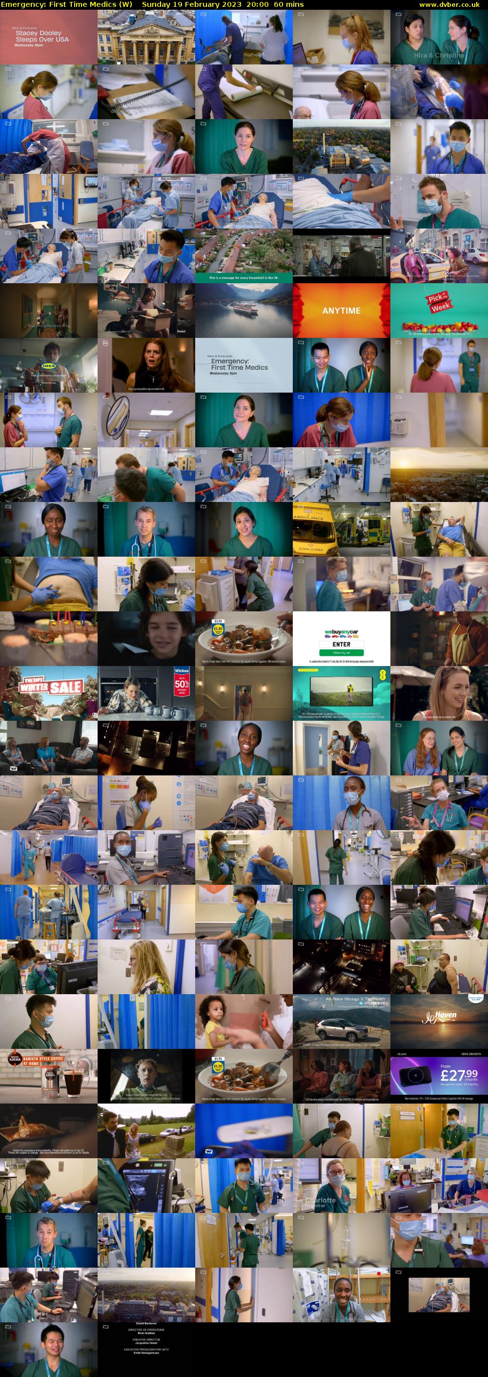 Emergency: First Time Medics (W) Sunday 19 February 2023 20:00 - 21:00