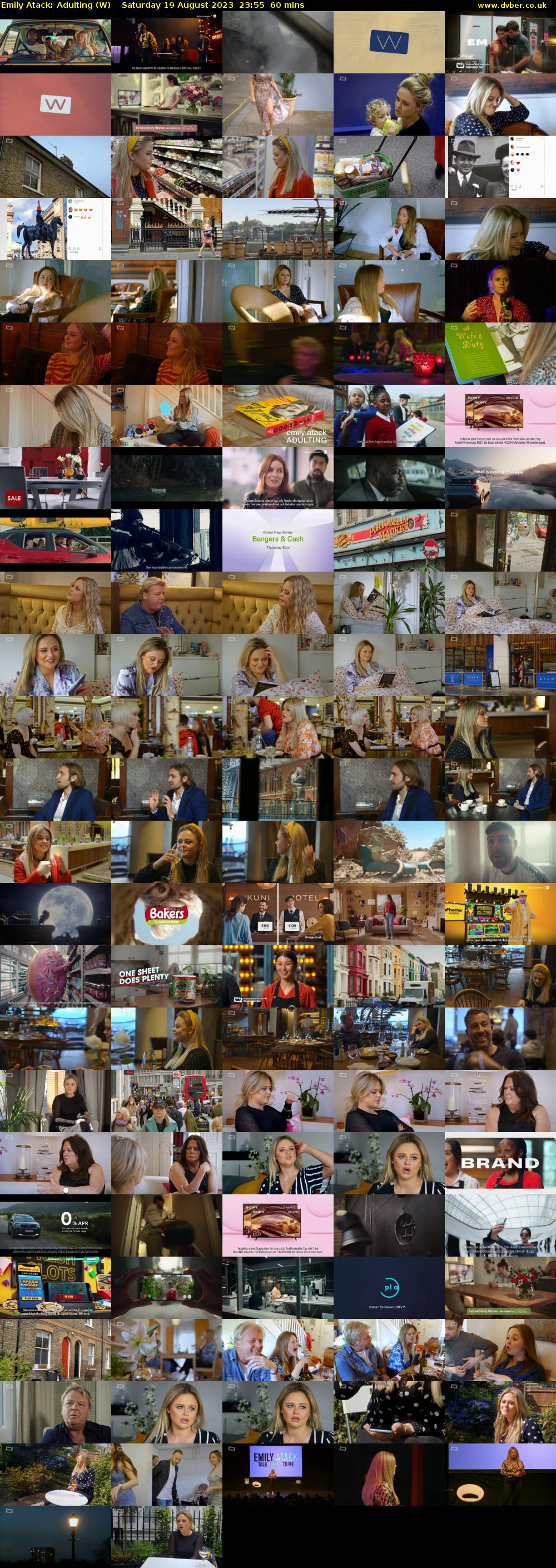 Emily Atack: Adulting (W) Saturday 19 August 2023 23:55 - 00:55