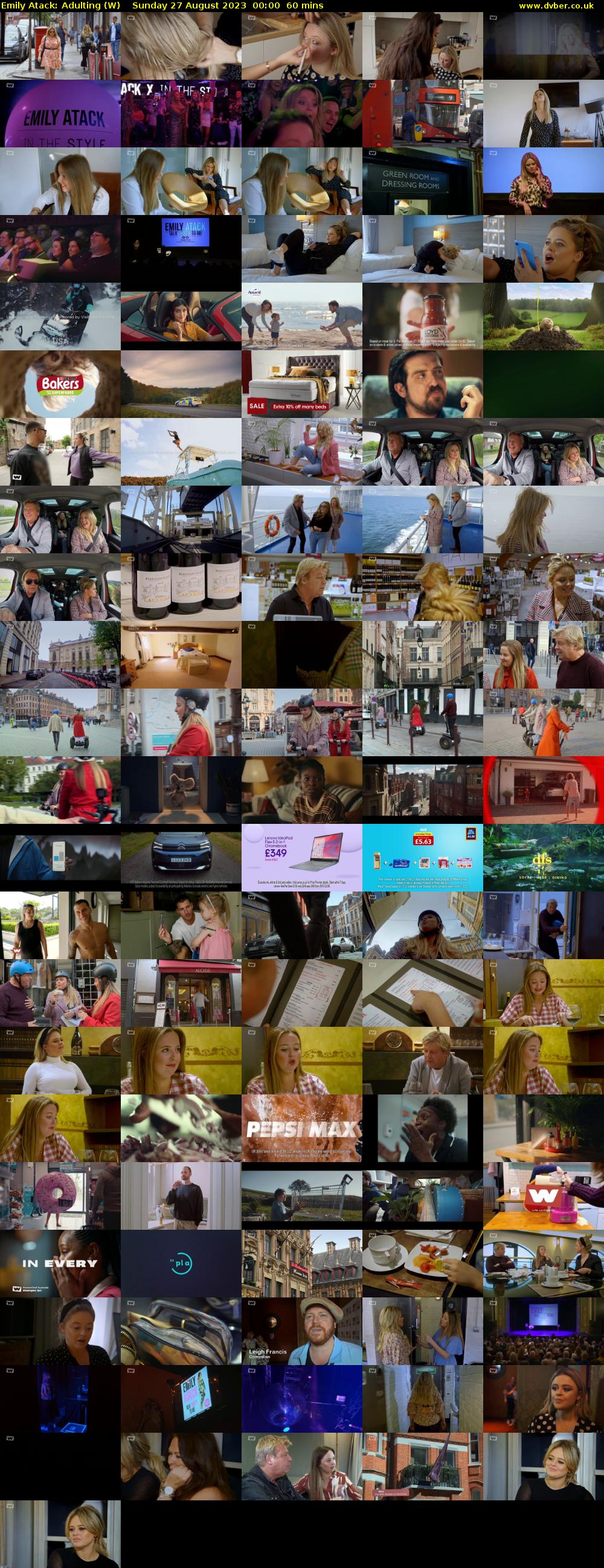 Emily Atack: Adulting (W) Sunday 27 August 2023 00:00 - 01:00