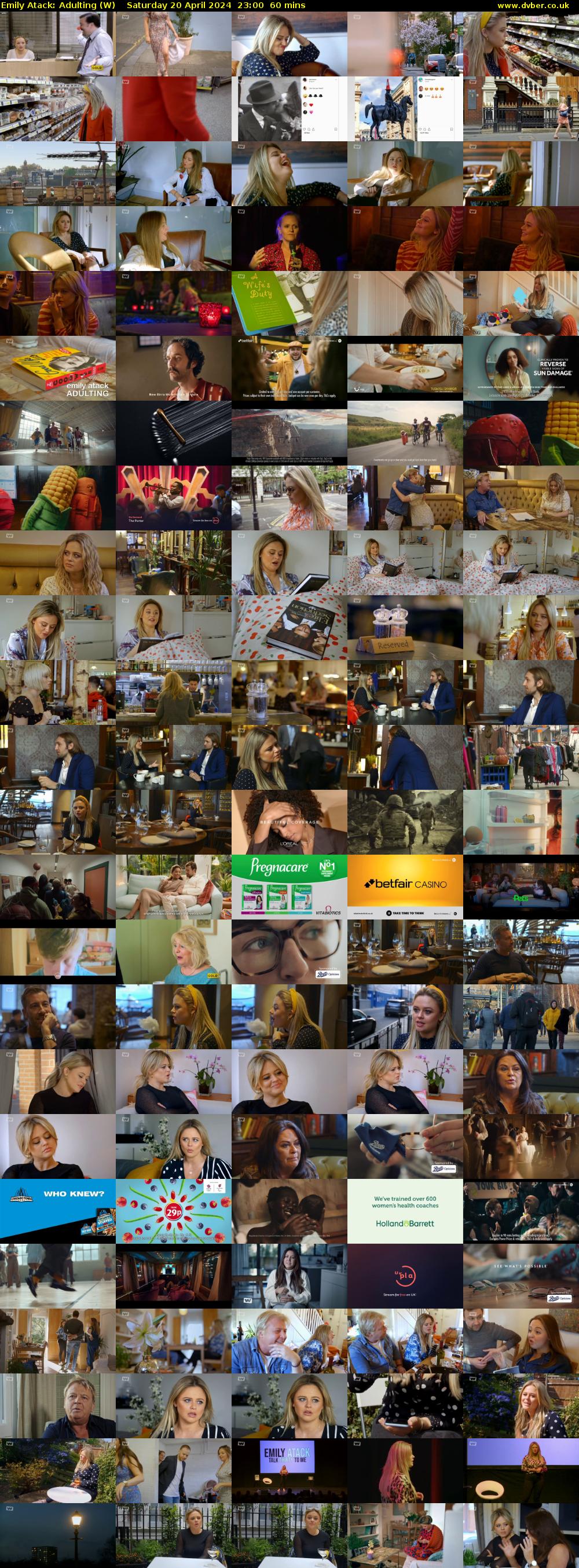 Emily Atack: Adulting (W) Saturday 20 April 2024 23:00 - 00:00