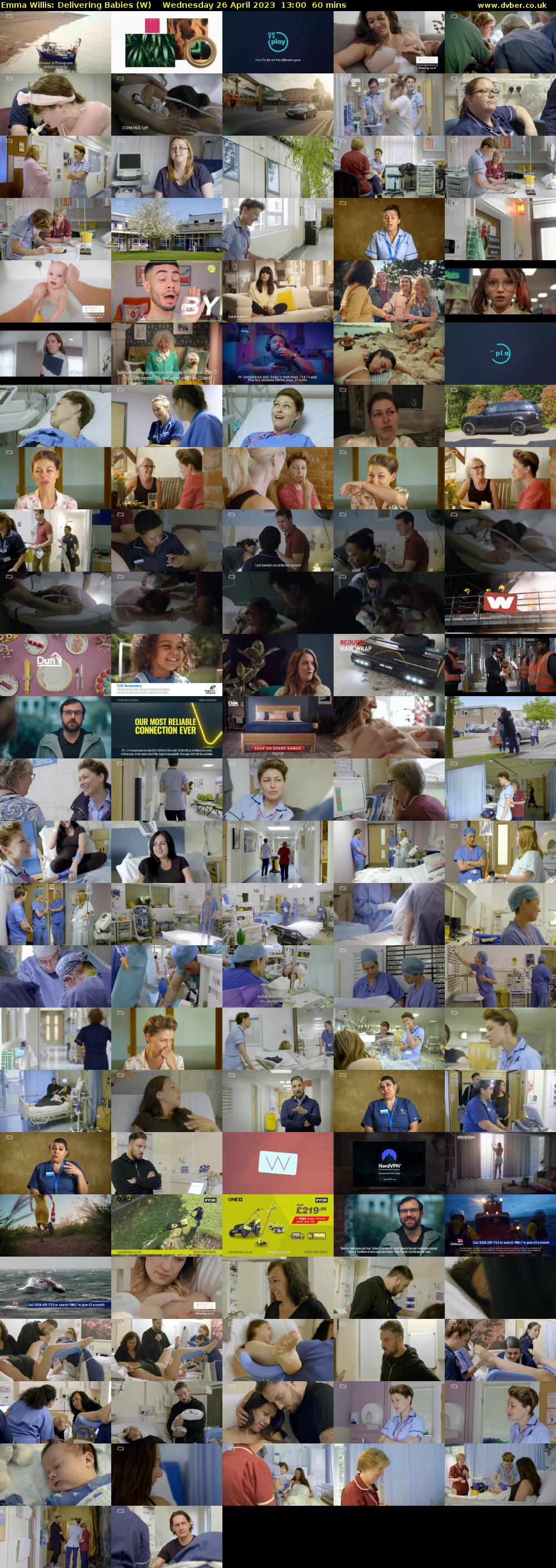 Emma Willis: Delivering Babies (W) Wednesday 26 April 2023 13:00 - 14:00
