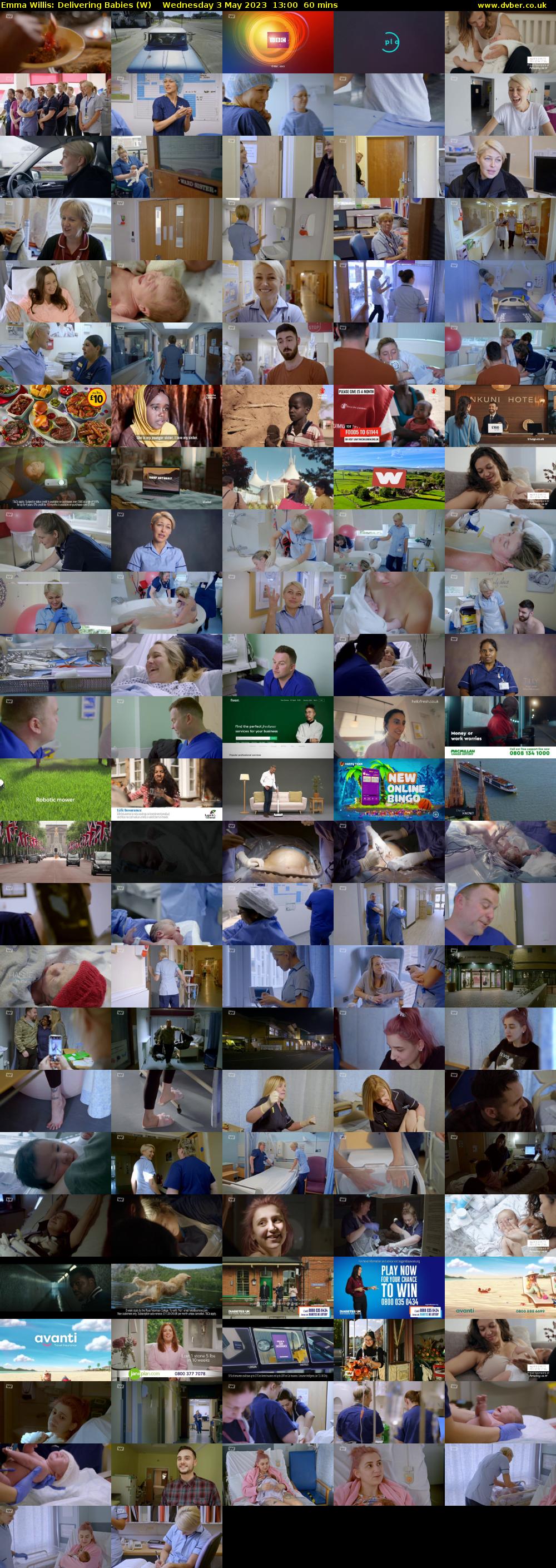 Emma Willis: Delivering Babies (W) Wednesday 3 May 2023 13:00 - 14:00