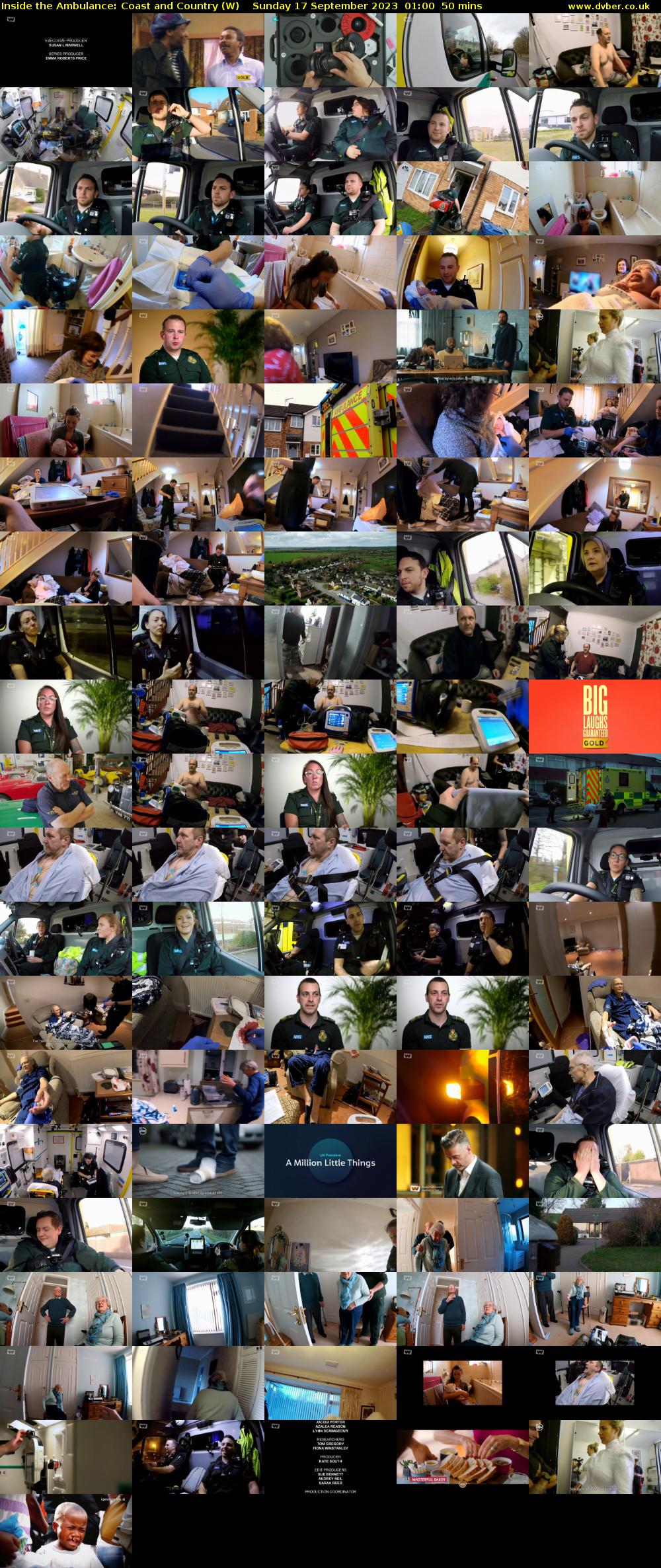 Inside the Ambulance: Coast and Country (W) Sunday 17 September 2023 01:00 - 01:50