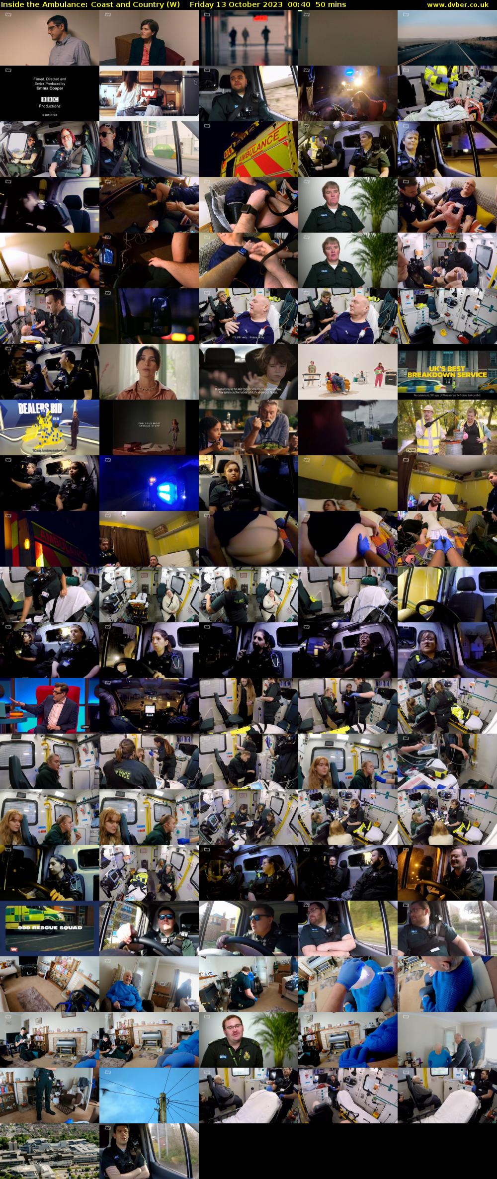 Inside the Ambulance: Coast and Country (W) Friday 13 October 2023 00:40 - 01:30