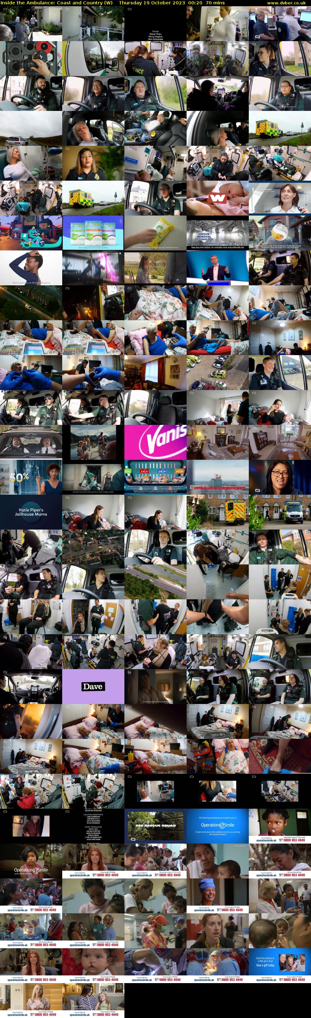 Inside the Ambulance: Coast and Country (W) Thursday 19 October 2023 00:20 - 01:30