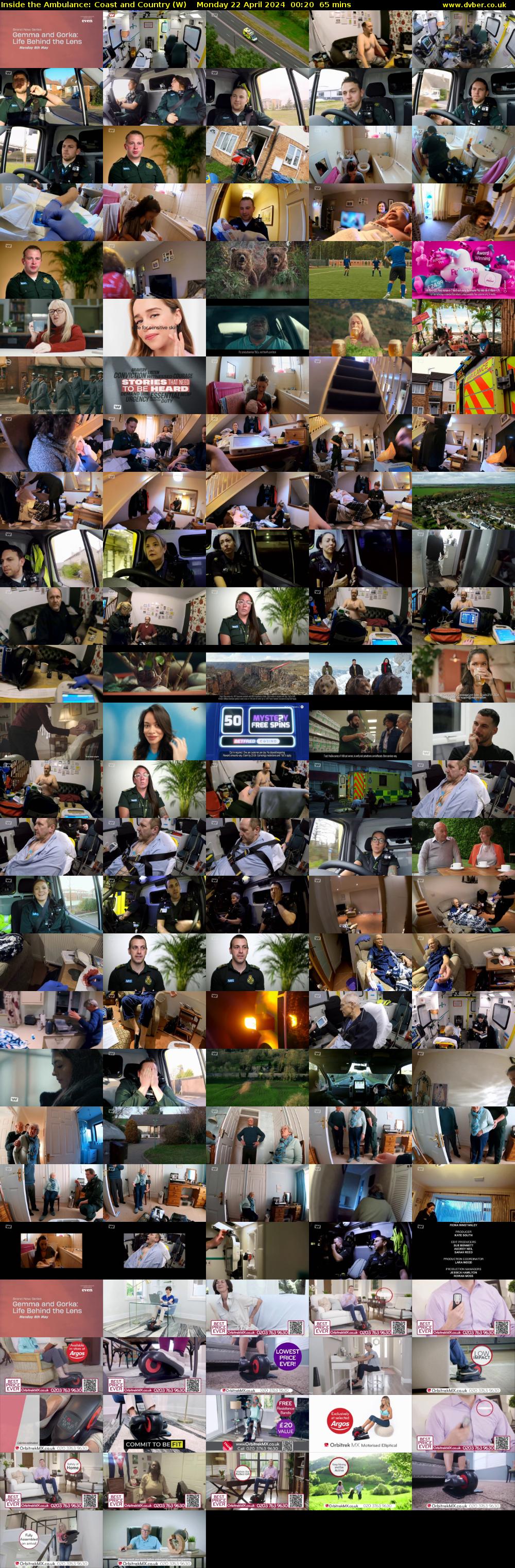Inside the Ambulance: Coast and Country (W) Monday 22 April 2024 00:20 - 01:25