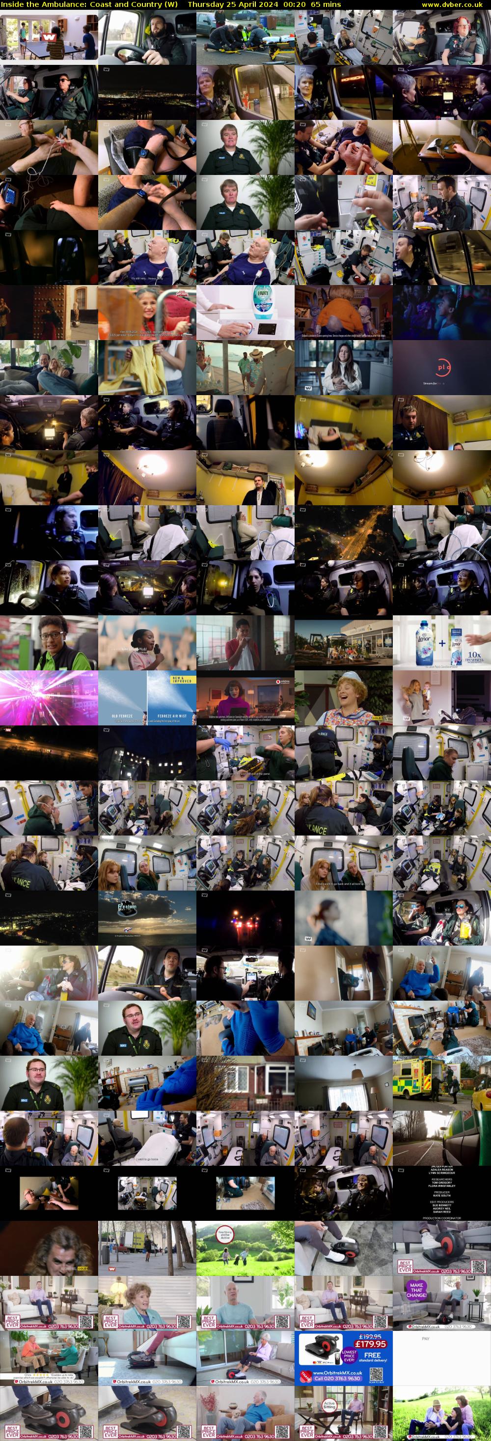 Inside the Ambulance: Coast and Country (W) Thursday 25 April 2024 00:20 - 01:25