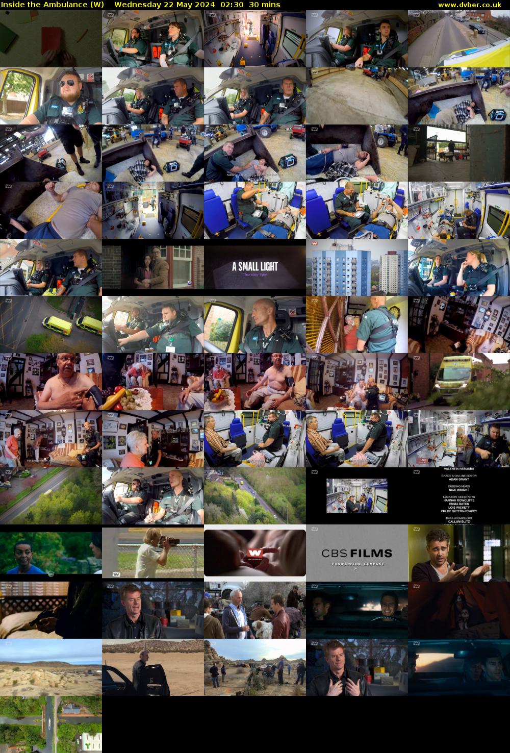 Inside the Ambulance (W) Wednesday 22 May 2024 02:30 - 03:00
