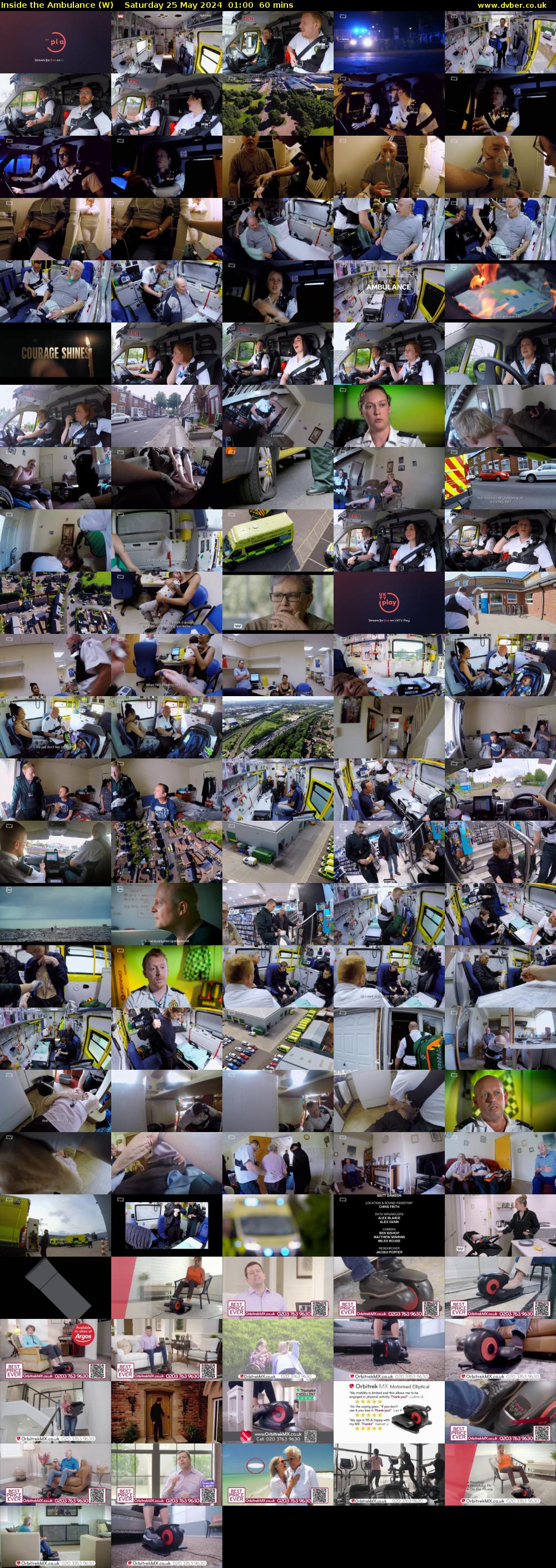Inside the Ambulance (W) Saturday 25 May 2024 01:00 - 02:00