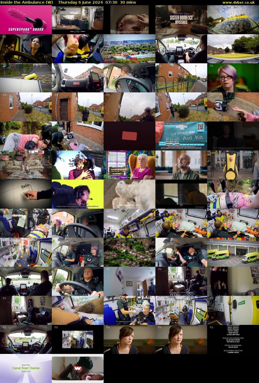 Inside the Ambulance (W) Thursday 6 June 2024 07:30 - 08:00